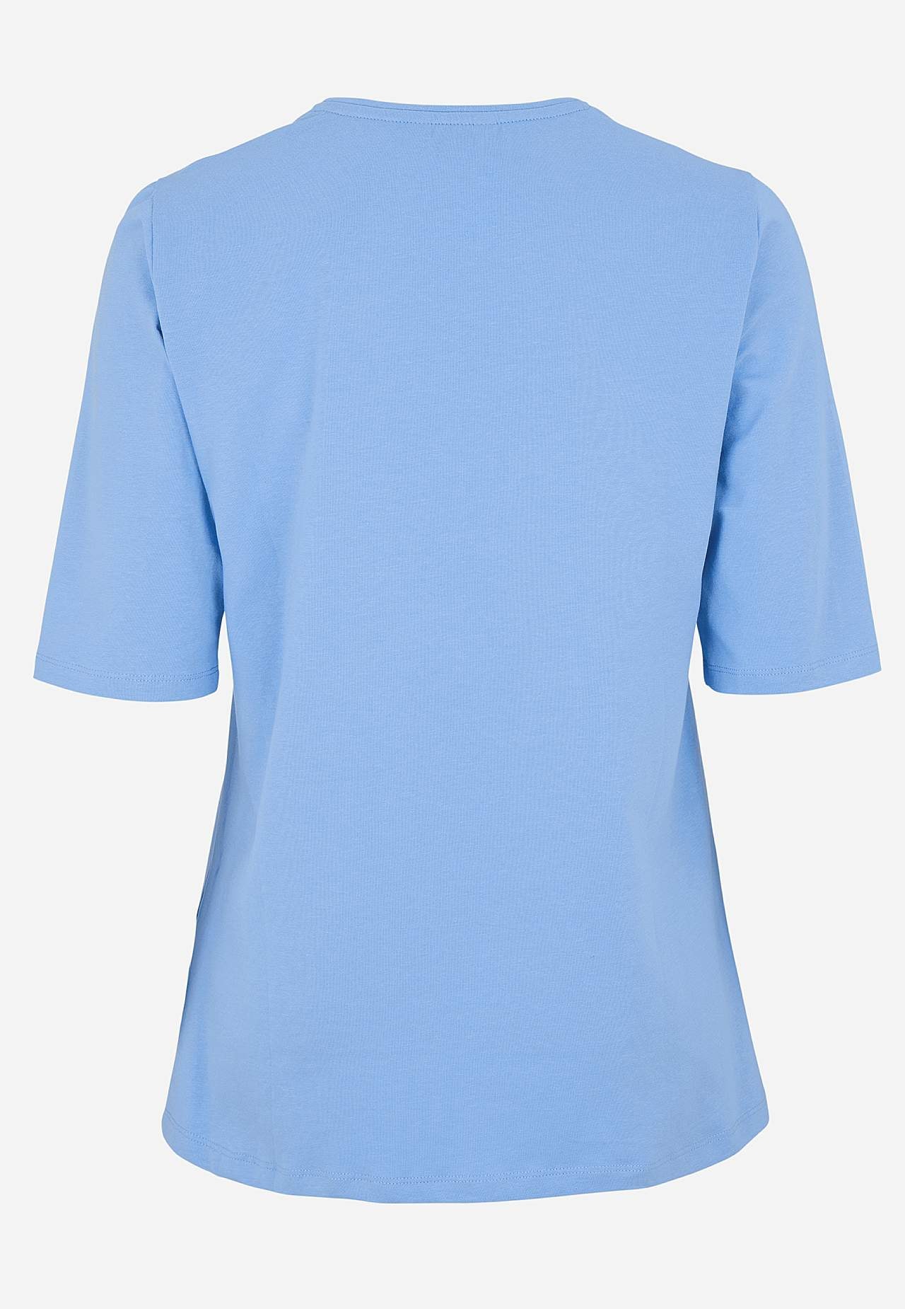 Jerseytop med rynkedetalje