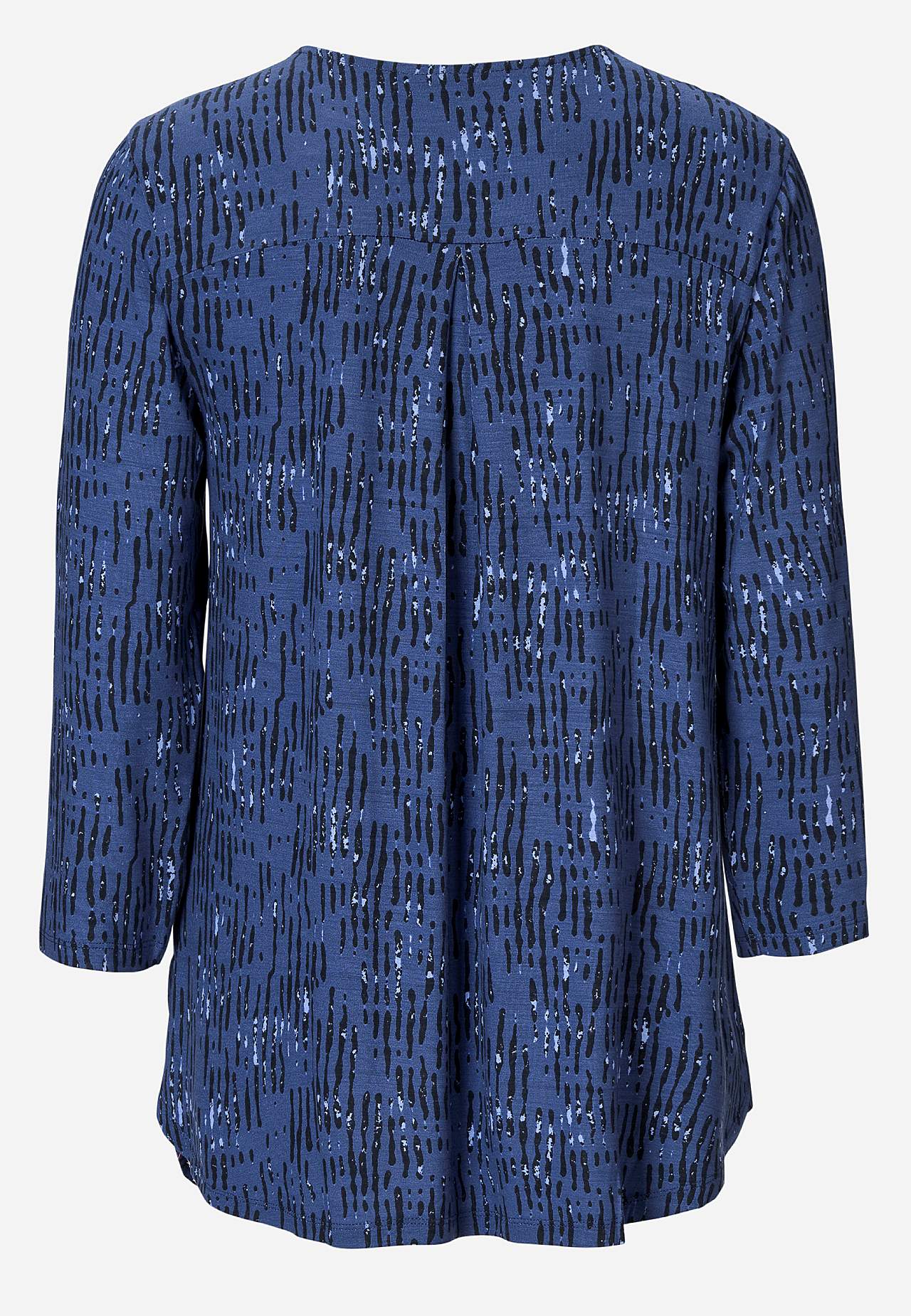 Jerseytop med 3/4 ærme