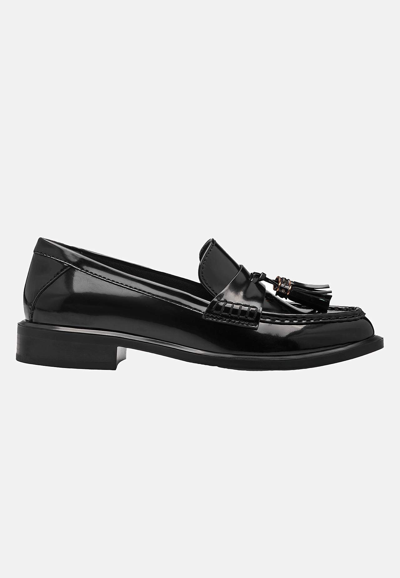 Patent loafer med kvaster