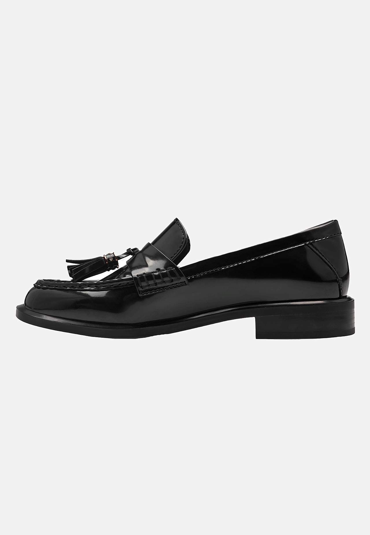 Patent loafer med kvaster