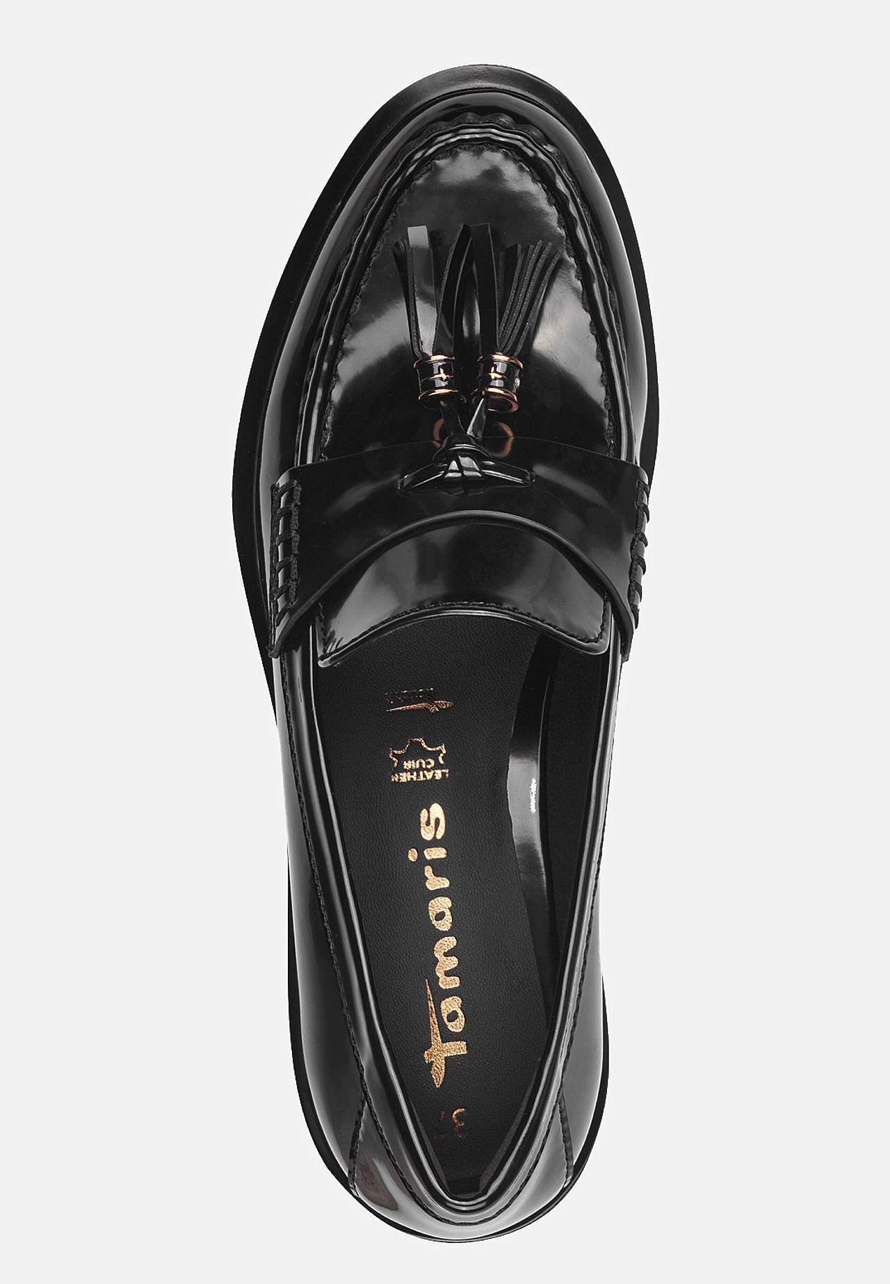 Patent loafer med kvaster