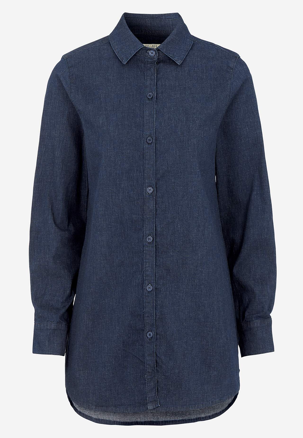 Elastisk tunika i denim