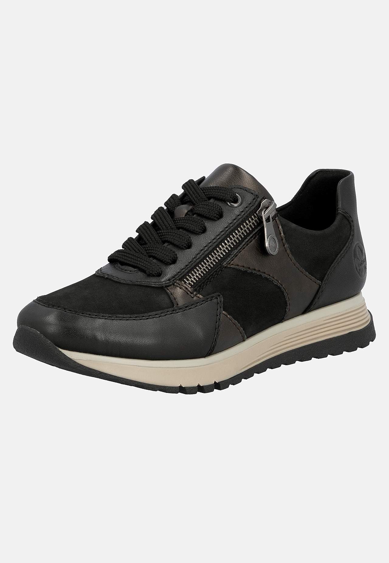 Komfortabel sneaker i læder