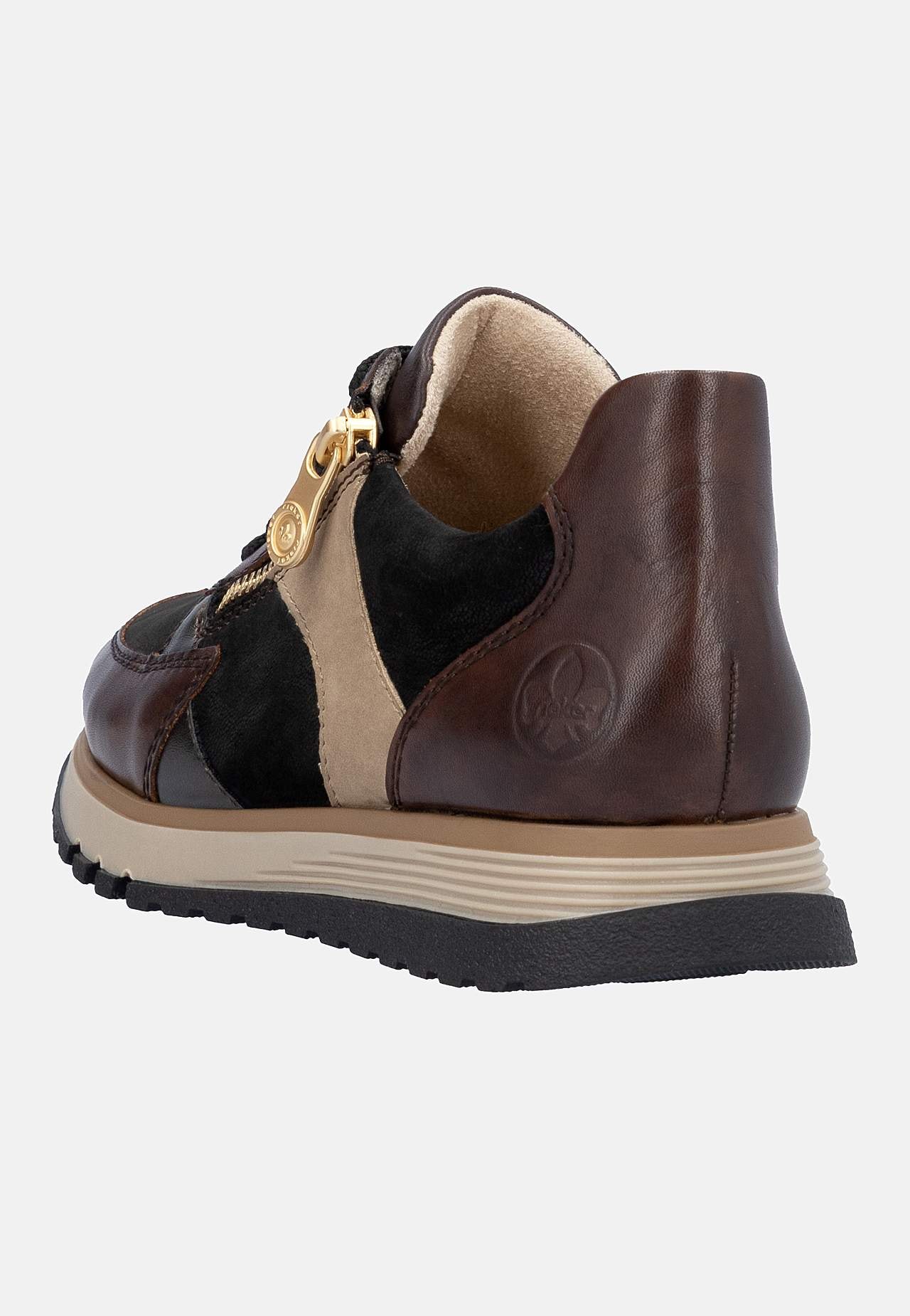 Komfortabel sneaker i læder