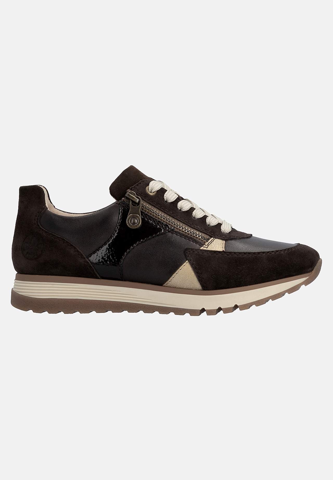 Komfortabel sneaker i læder