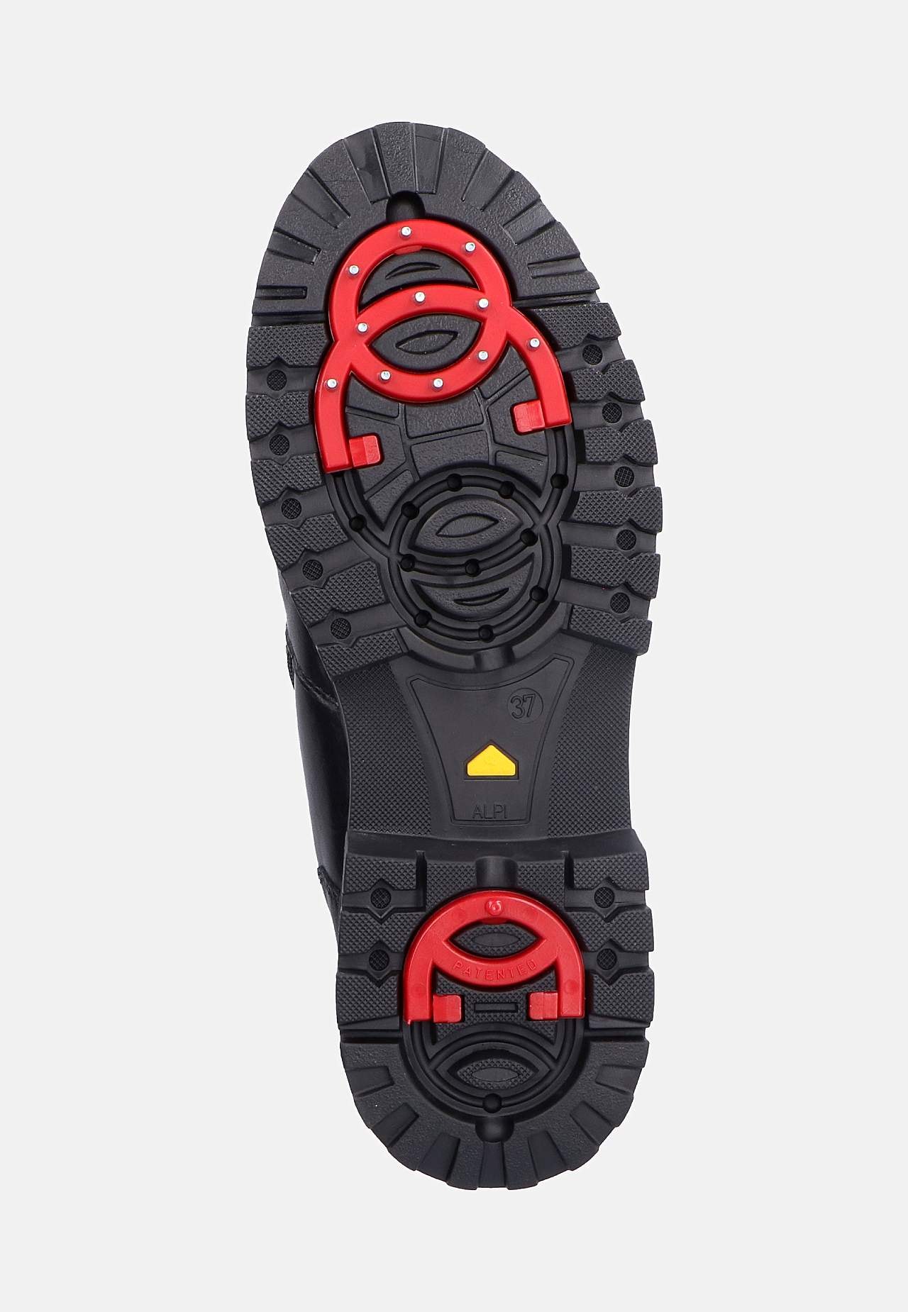 Vinterstøvle med udtrækkelige crampons