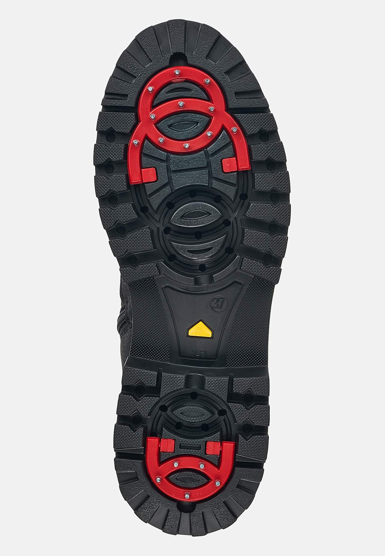 Foret ankelstøvle med udtrækkelige crampons