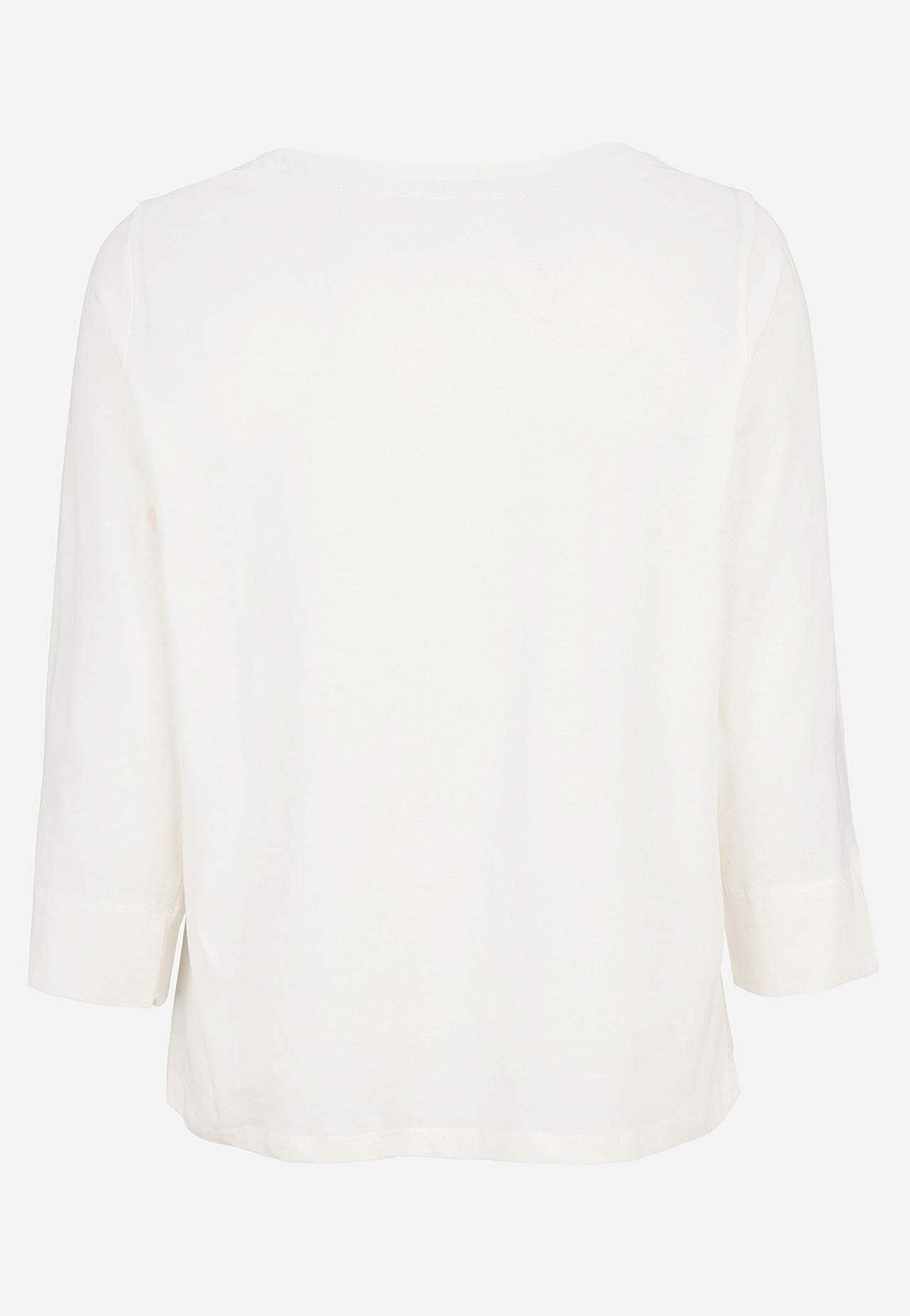 Jerseytop med knapper