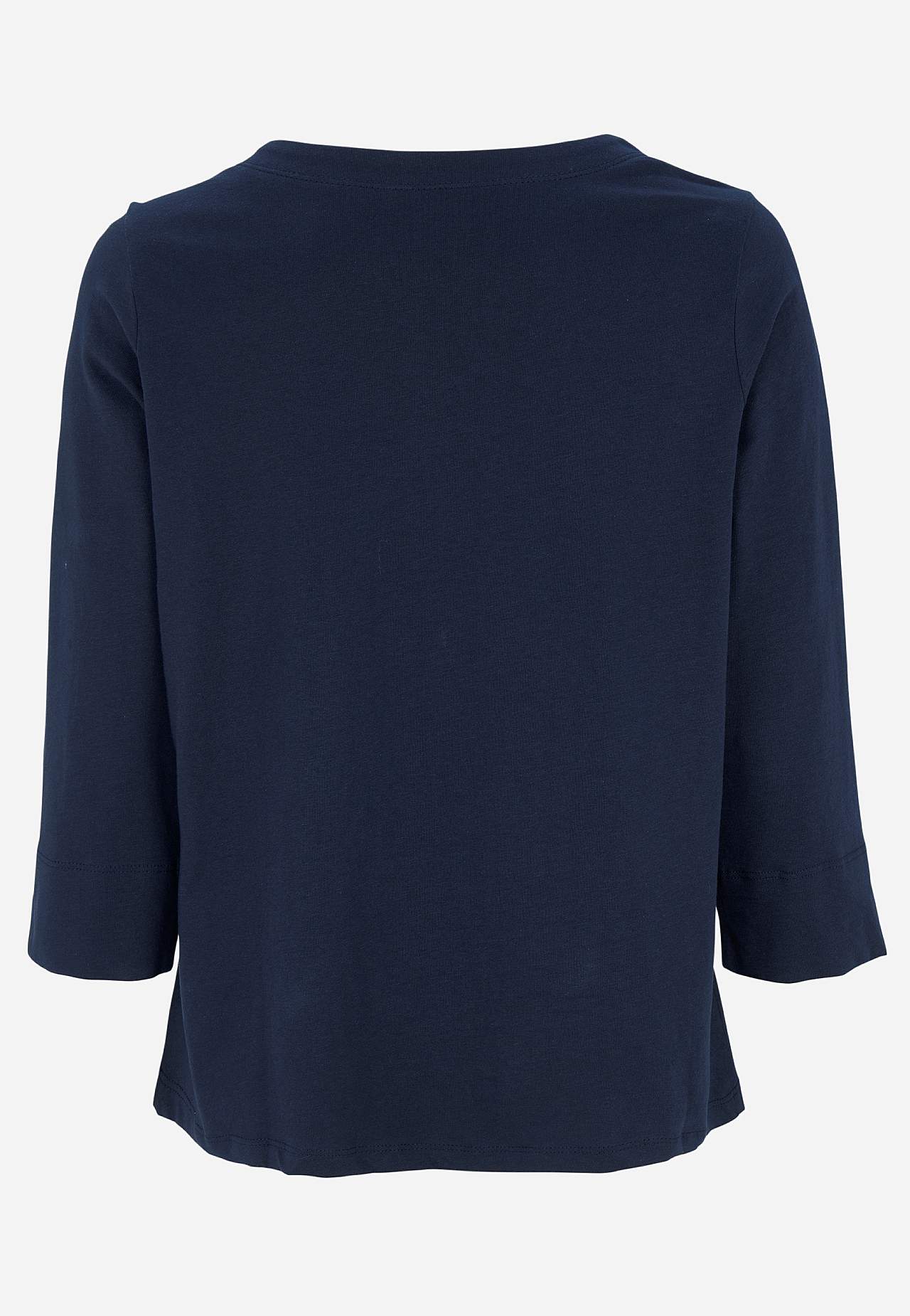 Jerseytop med knapper