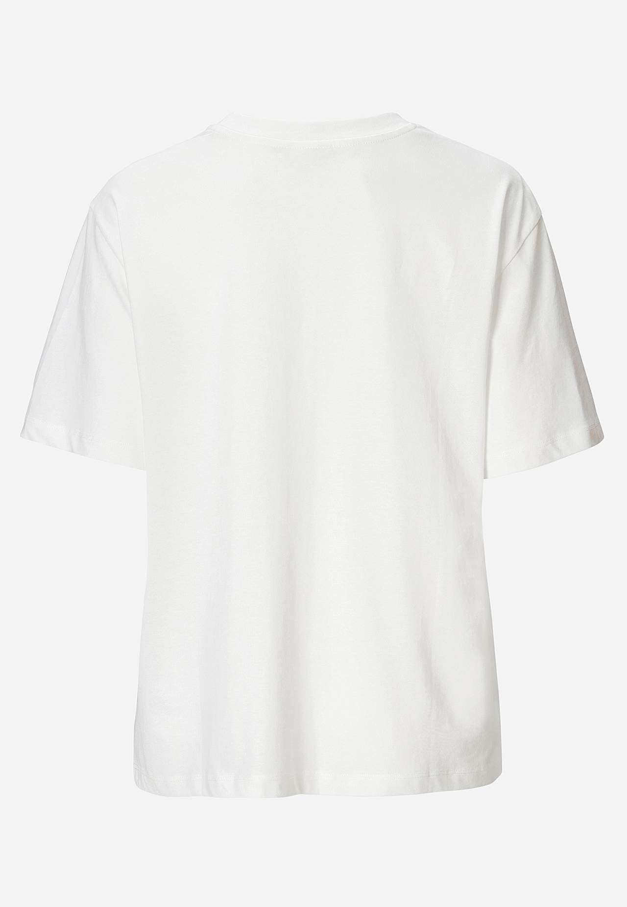 Jerseytop med korte ærmer