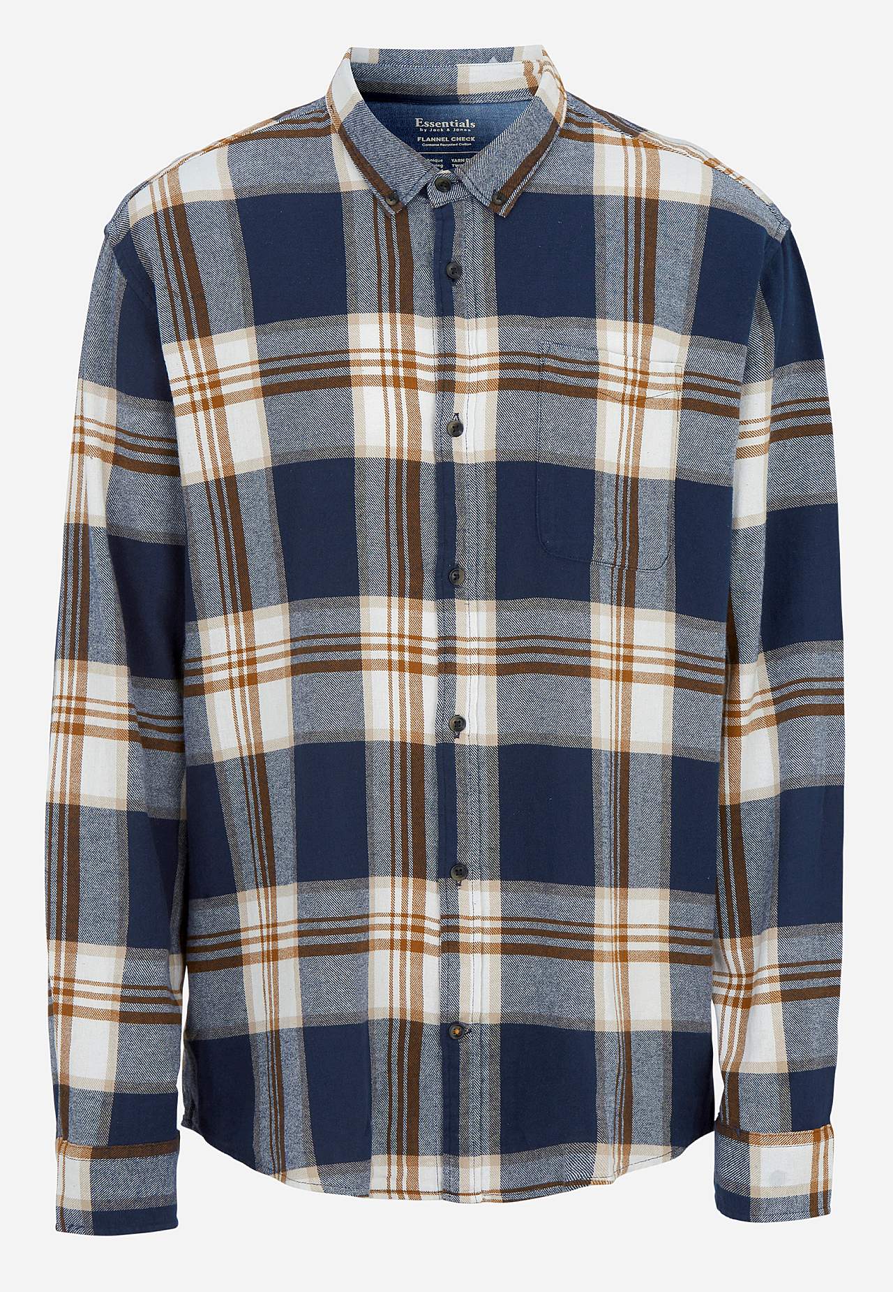 Ternet flonelskjorte