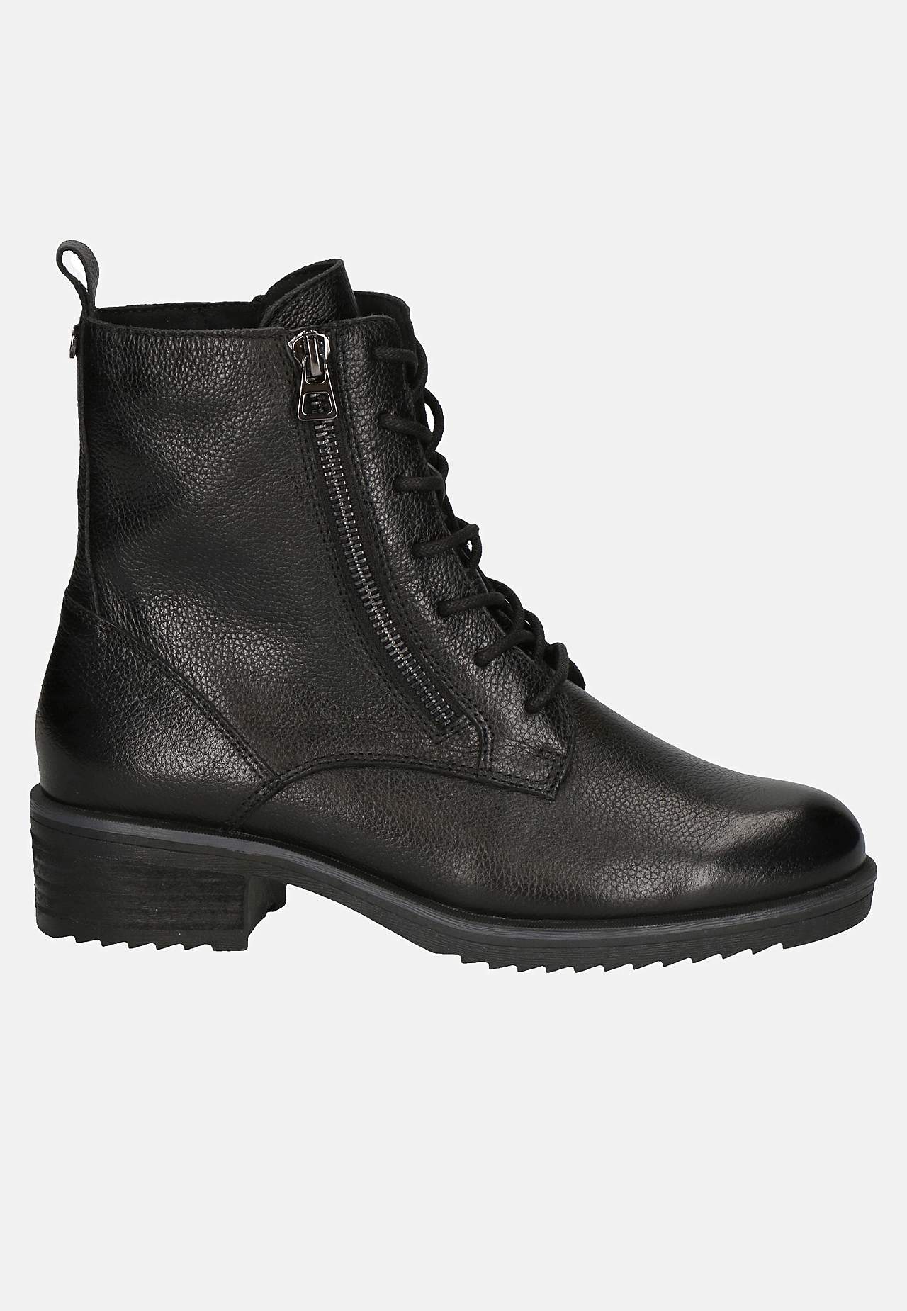 Skindstøvle med lynlås