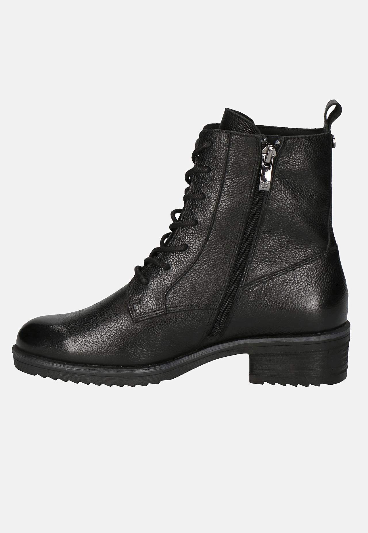 Skindstøvle med lynlås