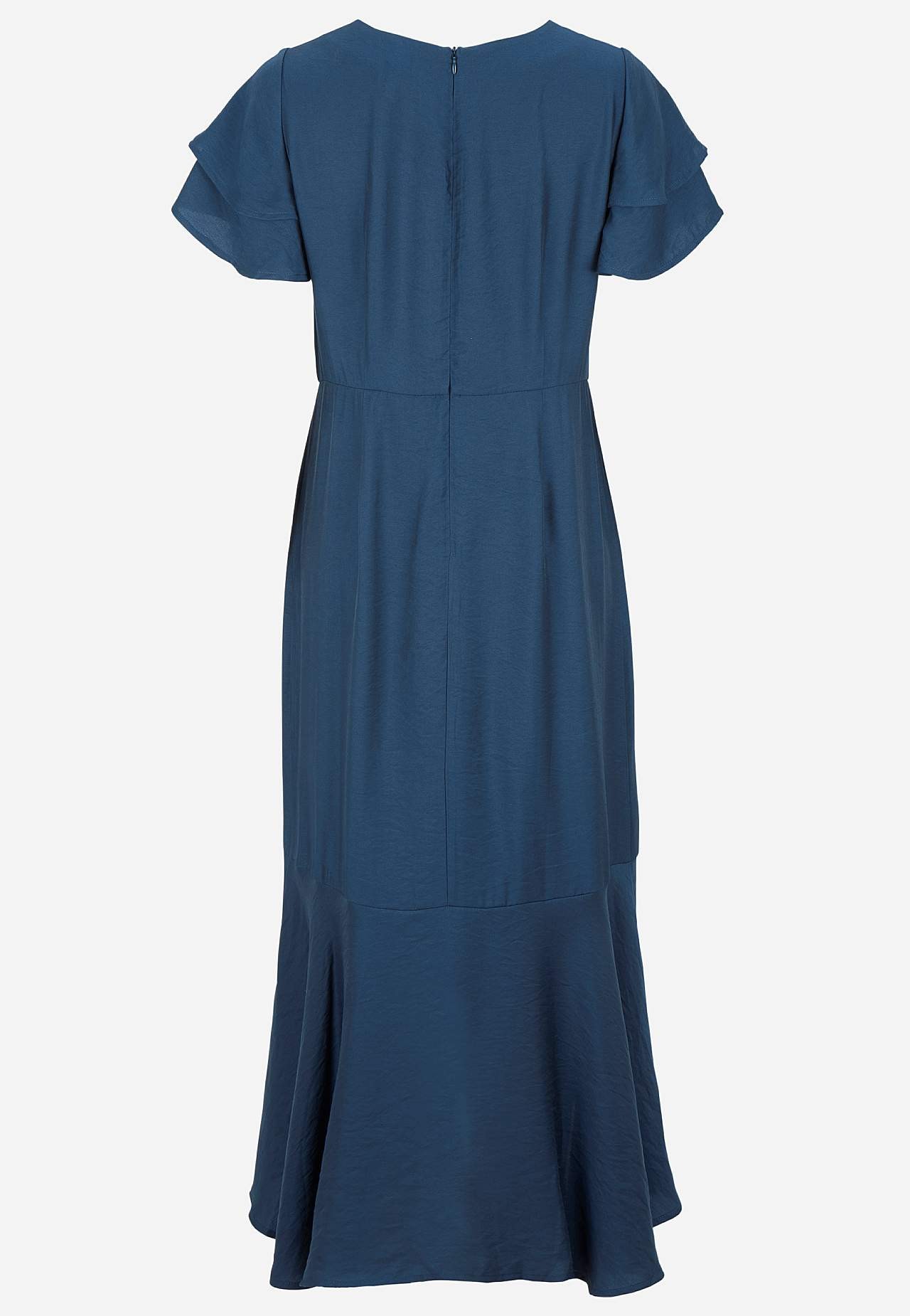 Flæsekjole med sommerfugleærmer