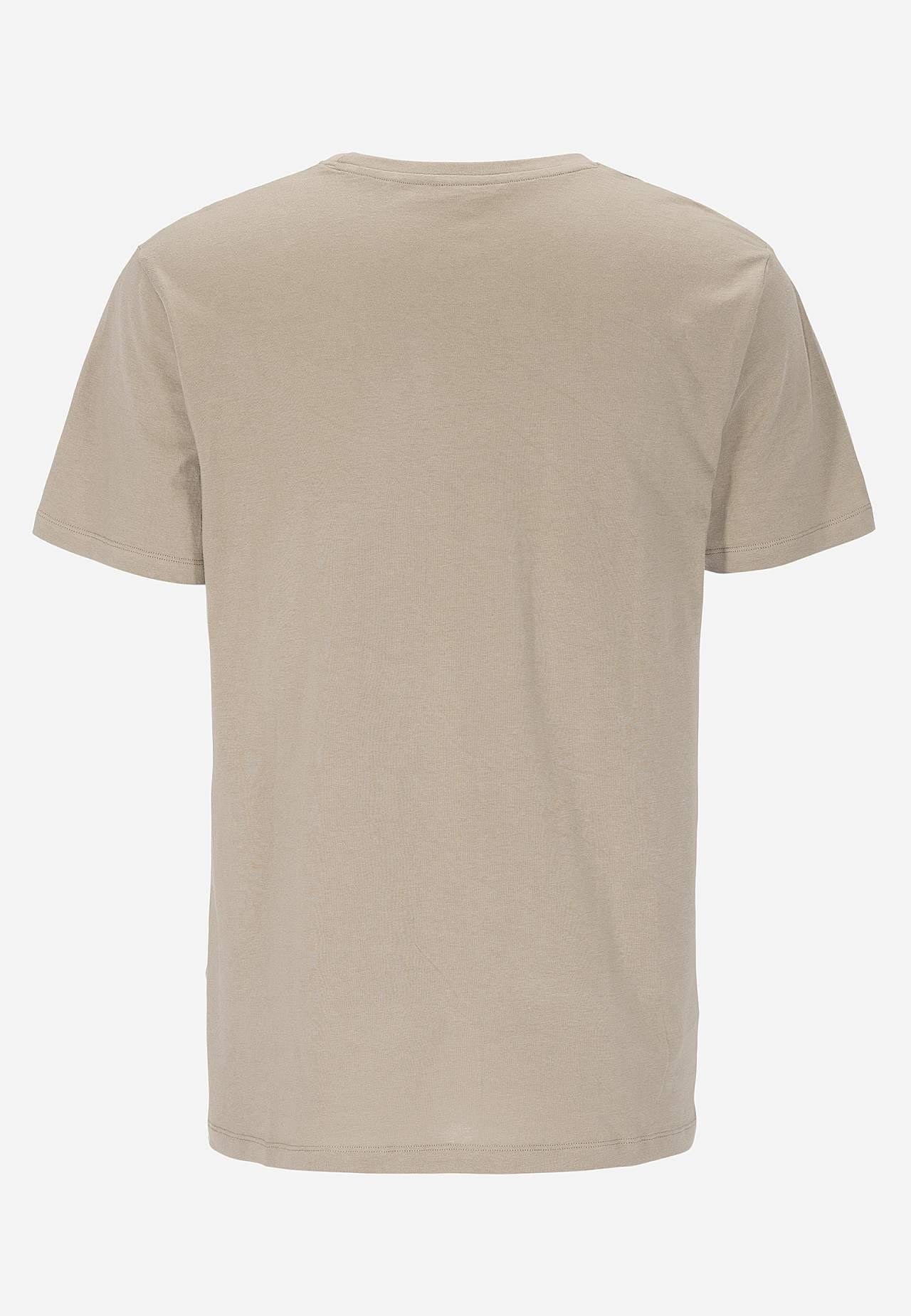 T-shirt med en bred stribe