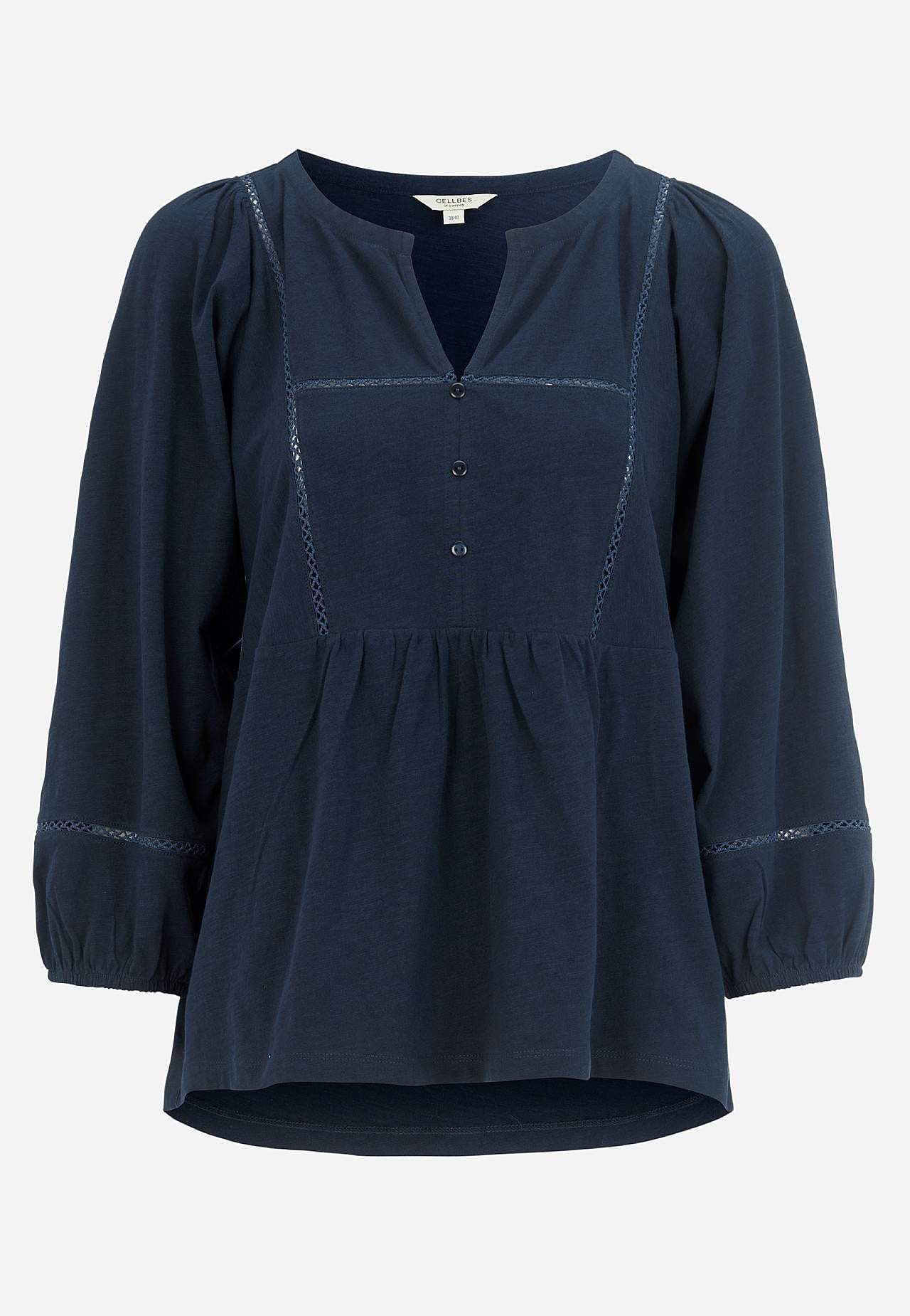 Jerseytop med boho stil