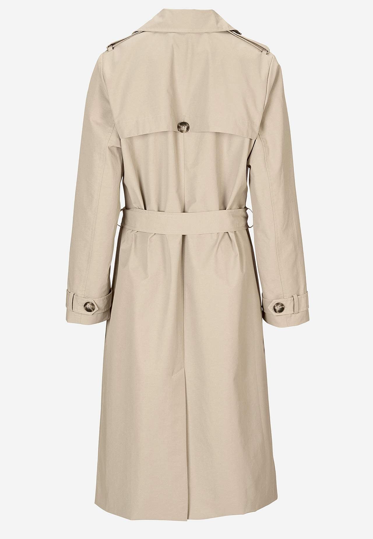 Dobbeltbrystet trenchcoat