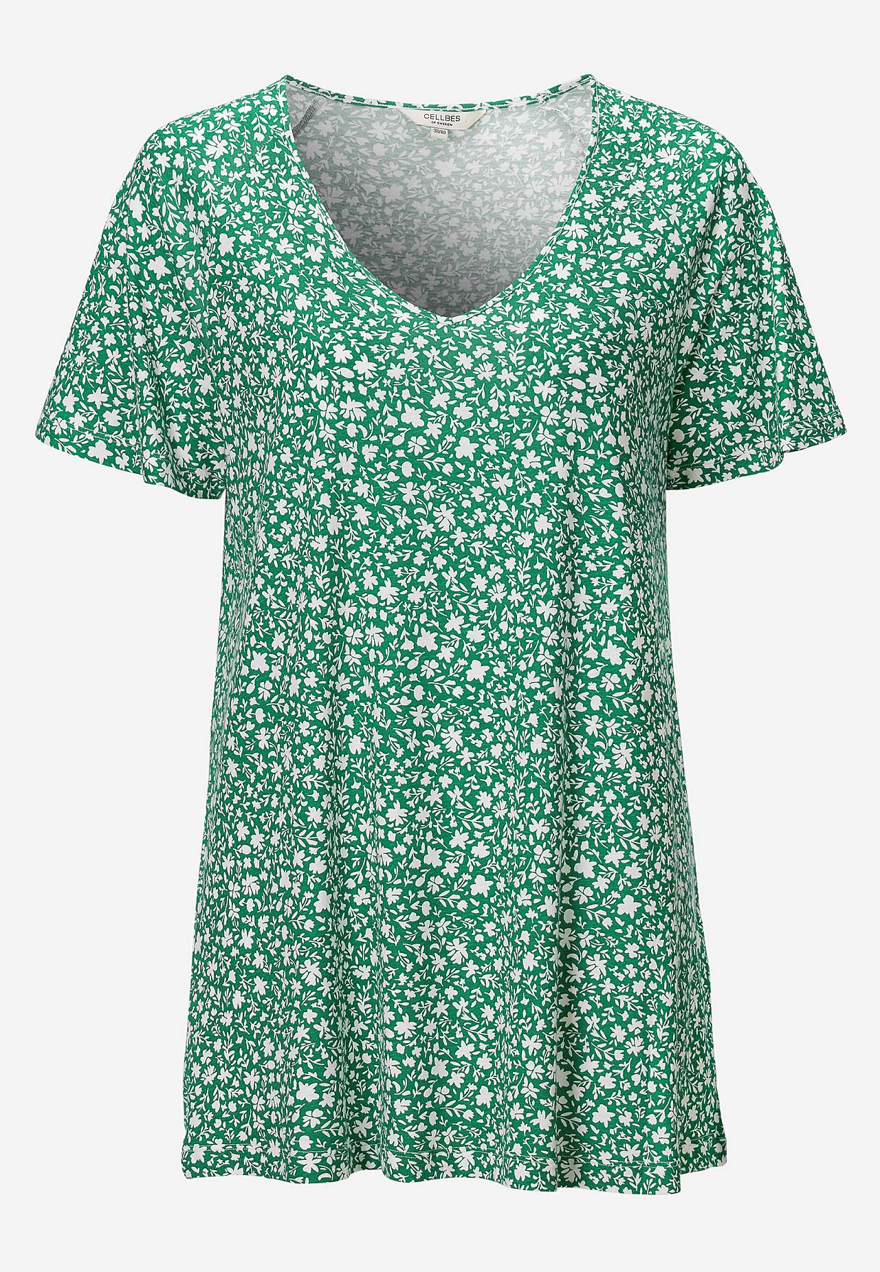 Småblomstret jerseytunika