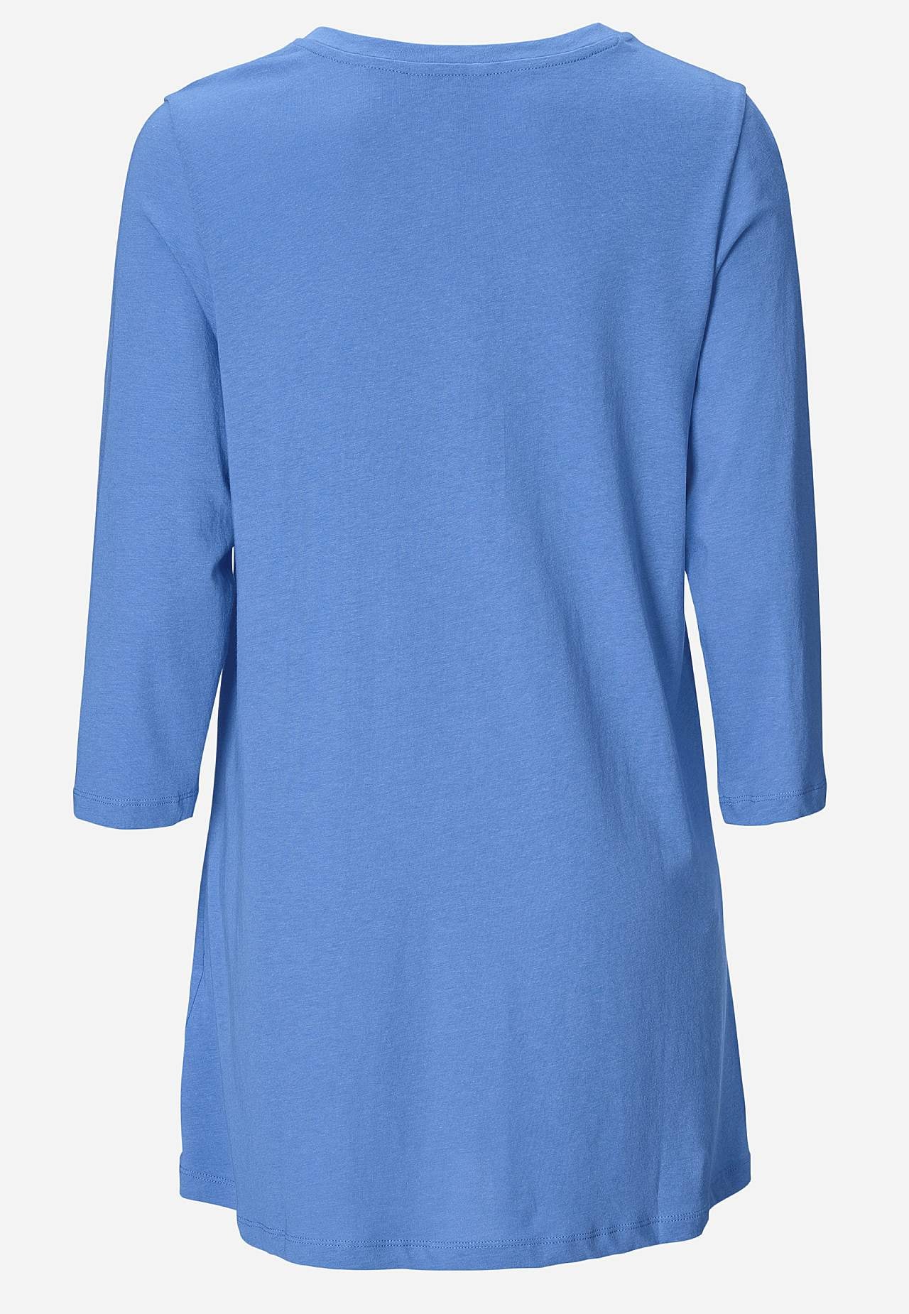 Jerseytunika med 3/4 ærme