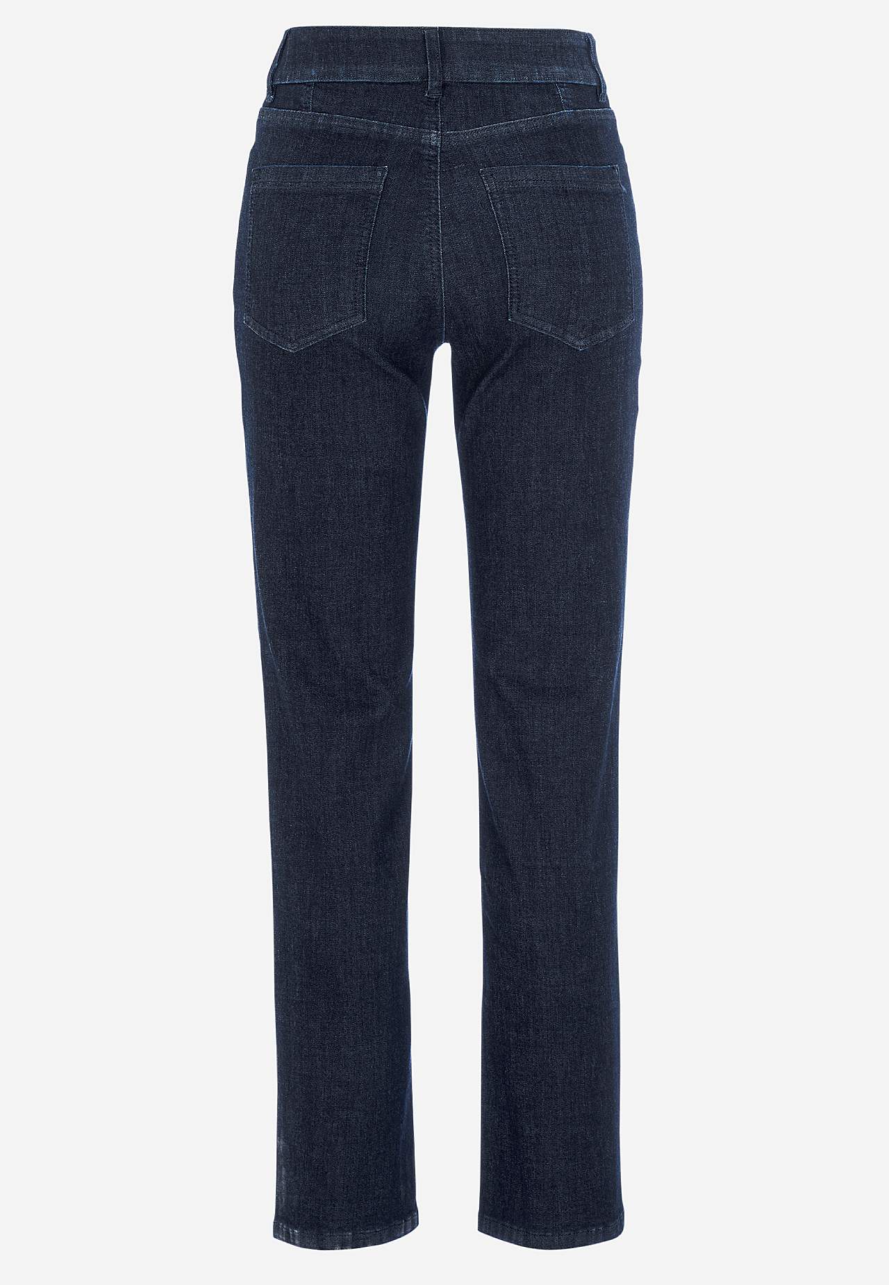 Lige jeans i denim med superstræk Sara