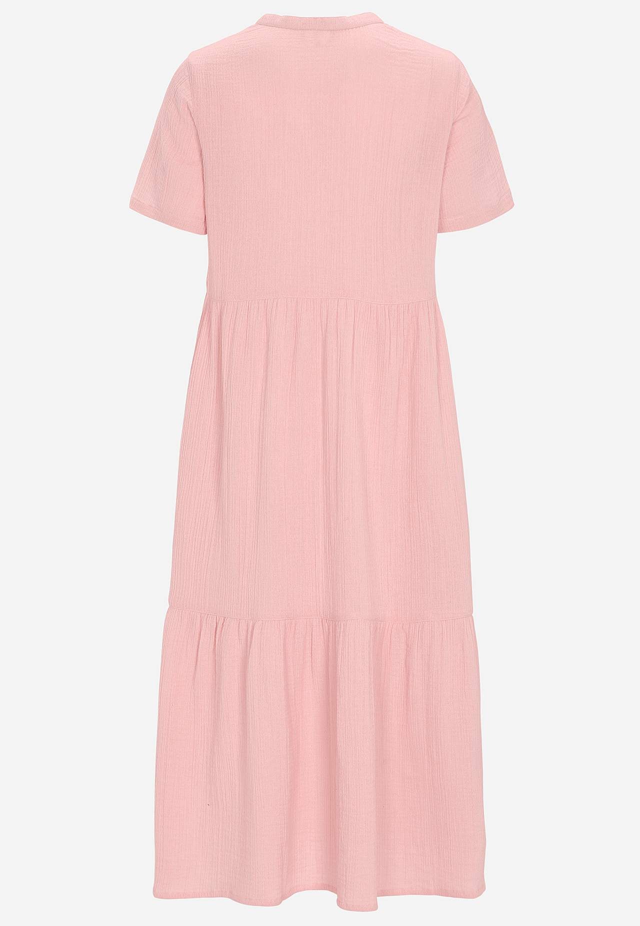 Kjole i rynket bomuld