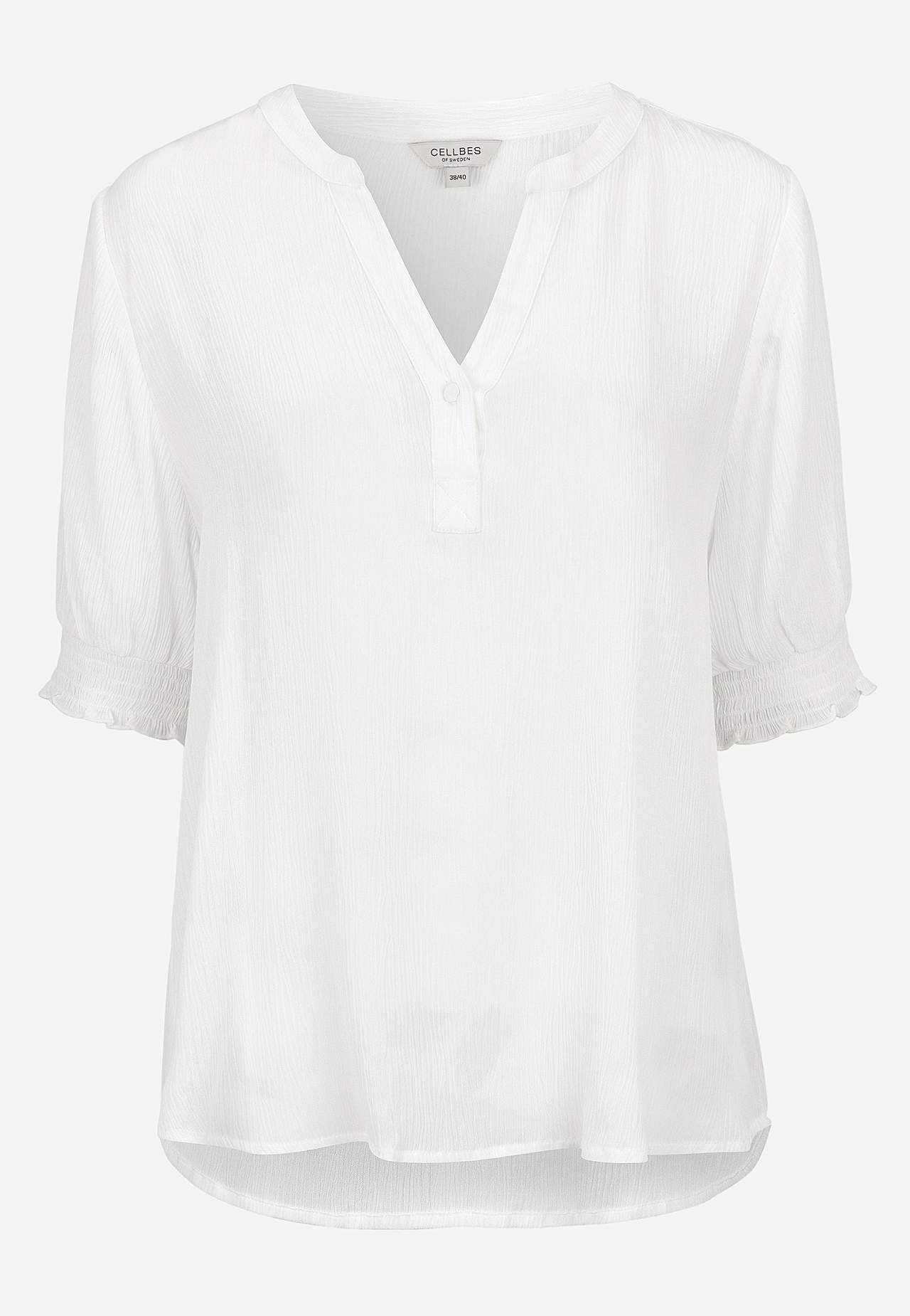 Kreppet bluse