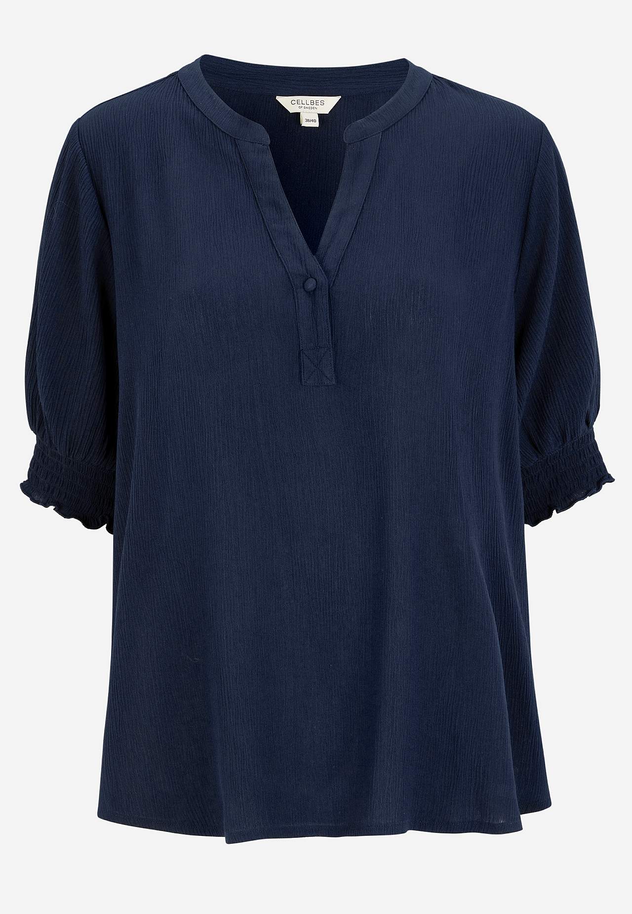 Kreppet bluse