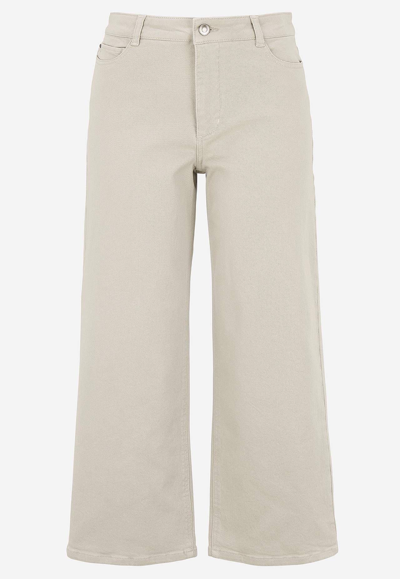 Brede ankeljeans