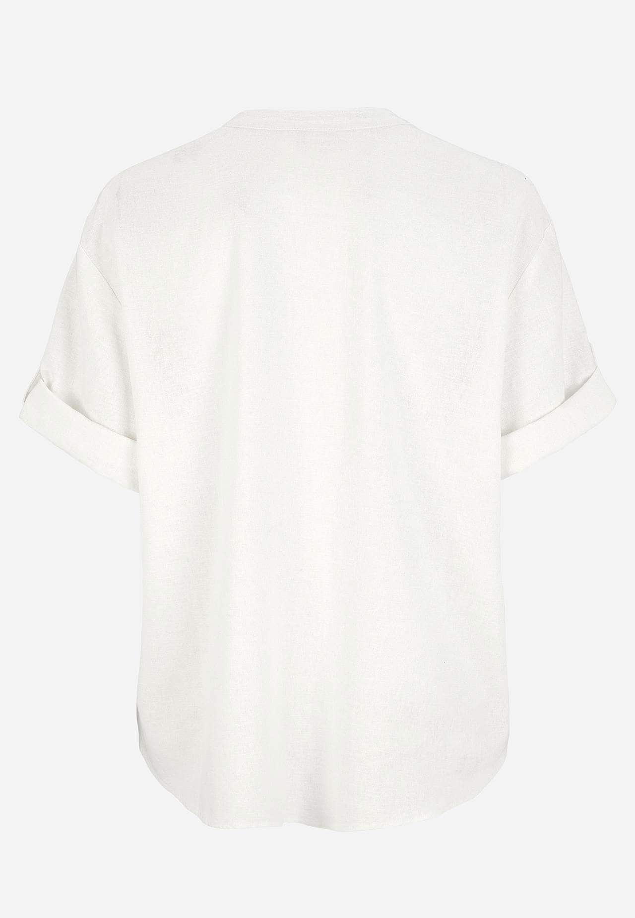 Bluse i hørblanding