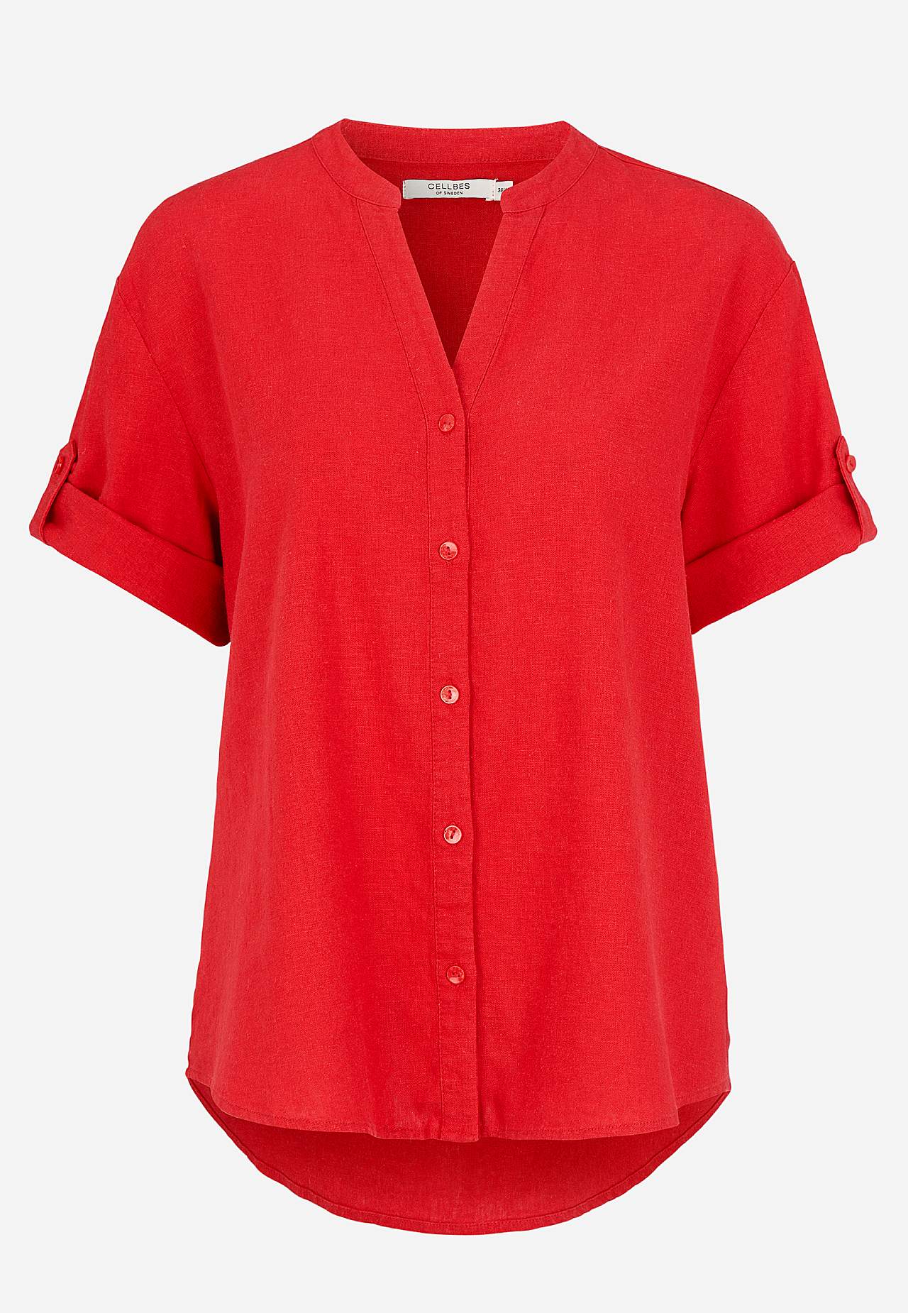 Bluse i hørblanding