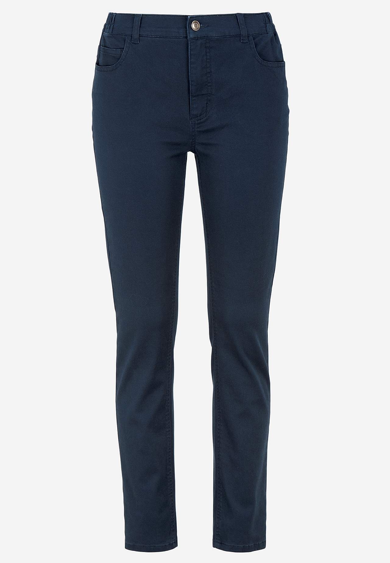 Jeans med elastisk talje