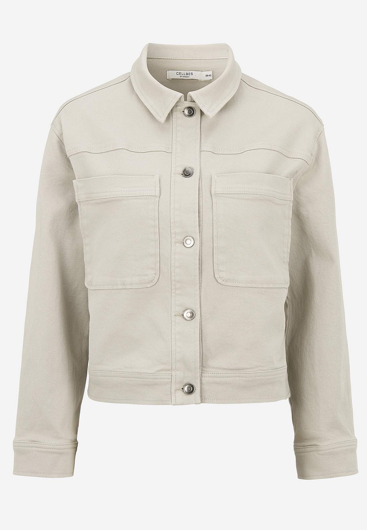 Elastisk jeansjakke