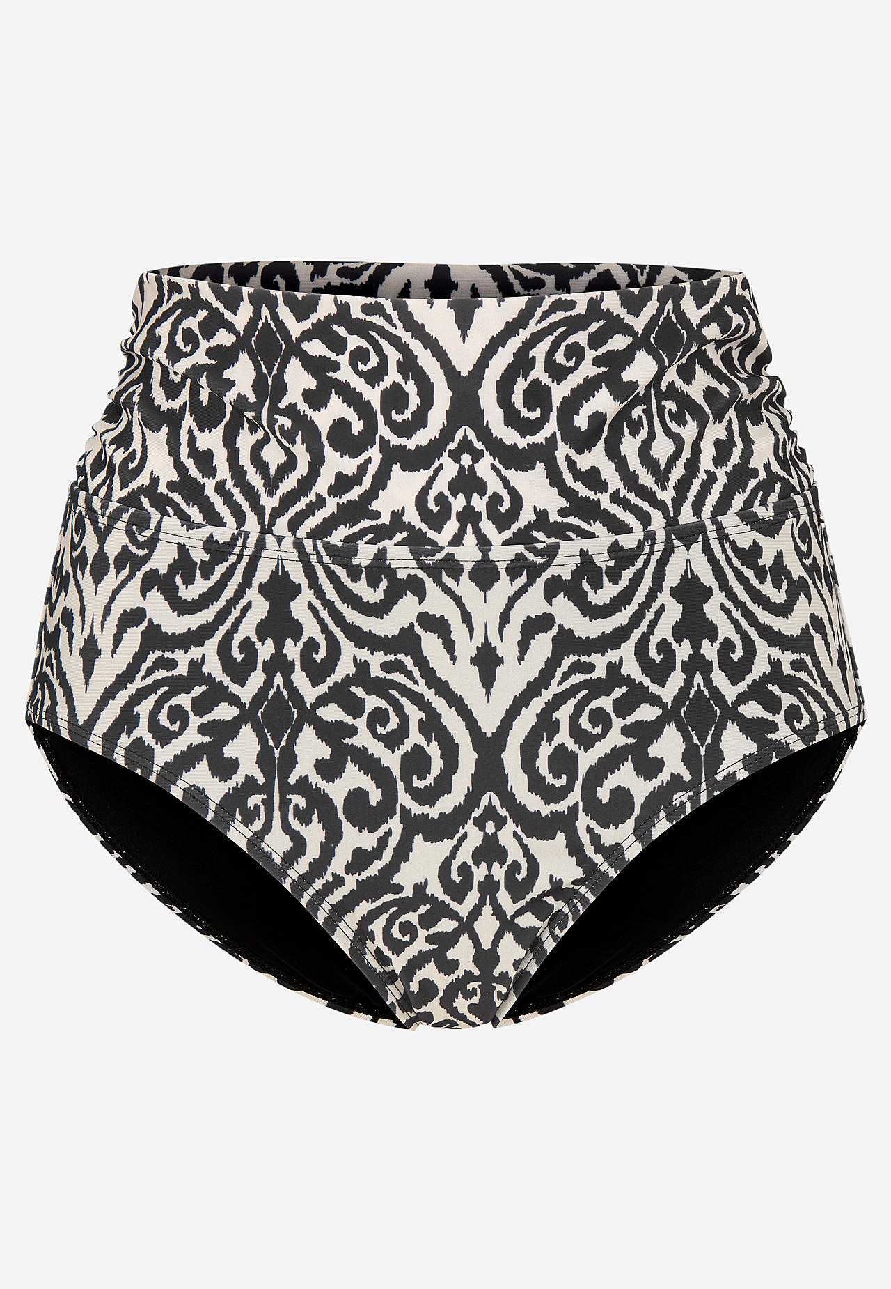 Bikinitrusse med foldbar kant ved taljen