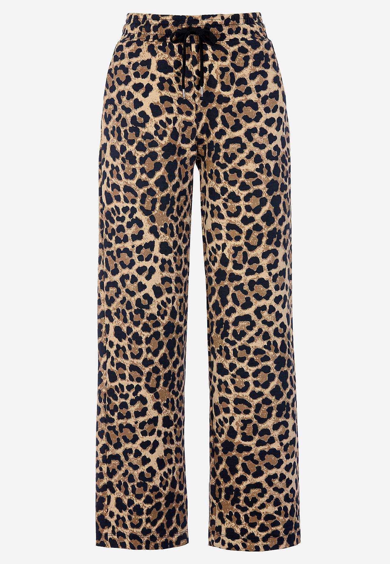 Superbløde, leopard jerseybukser