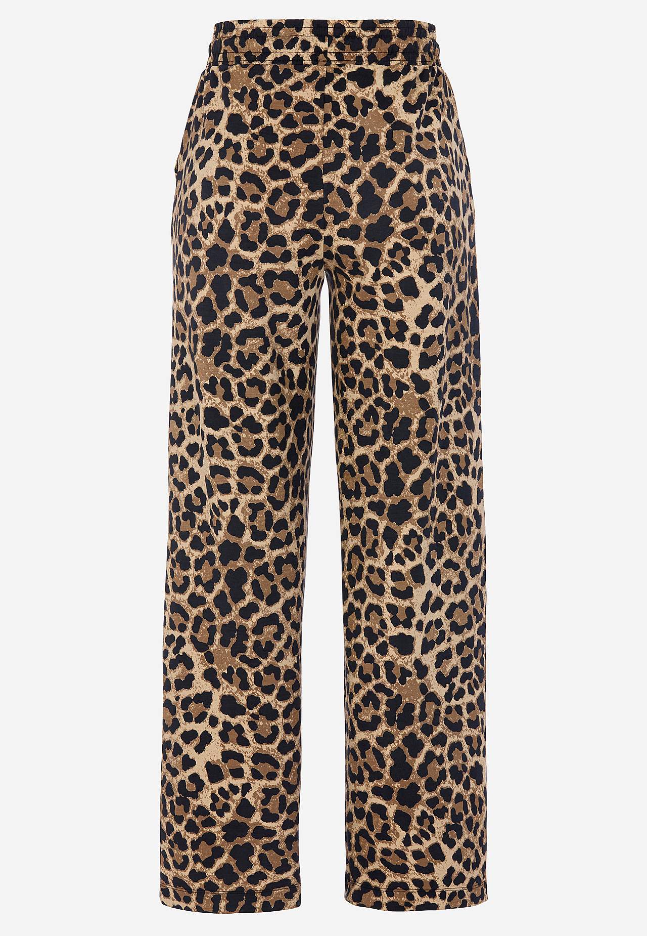 Superbløde, leopard jerseybukser