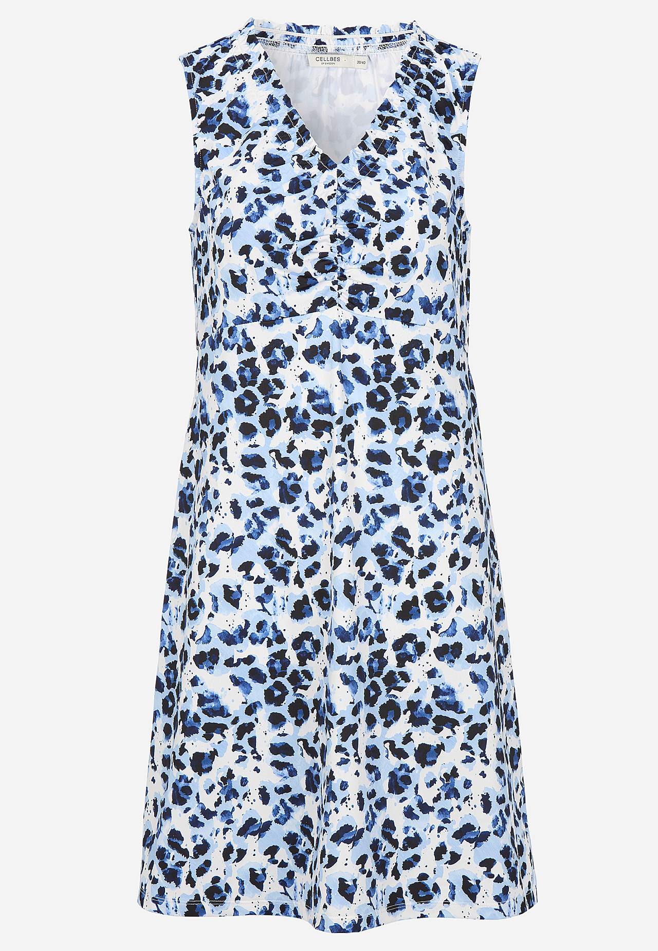 Mønstret jerseykjole