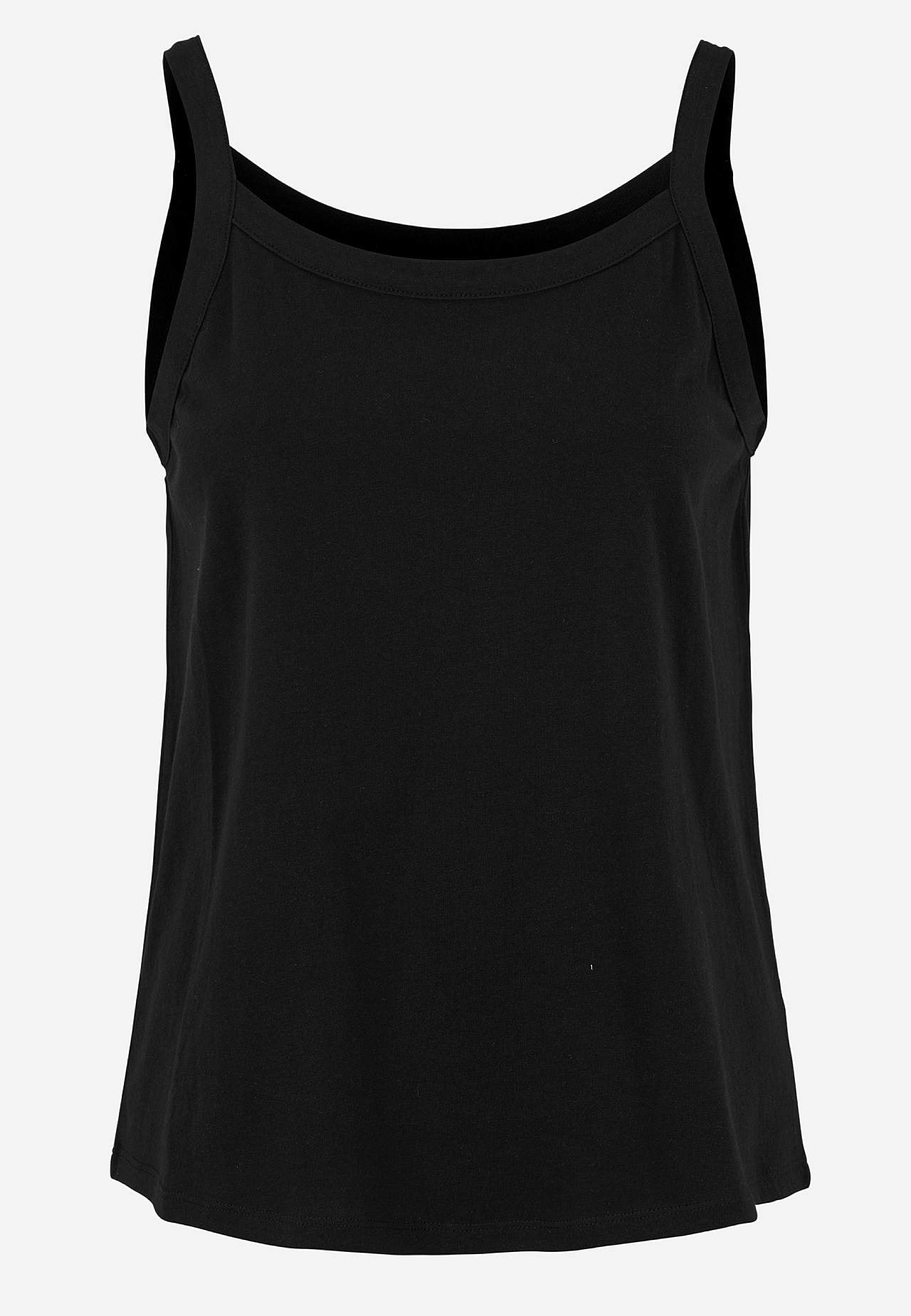 Tanktop i økologisk bomuld 2-pack