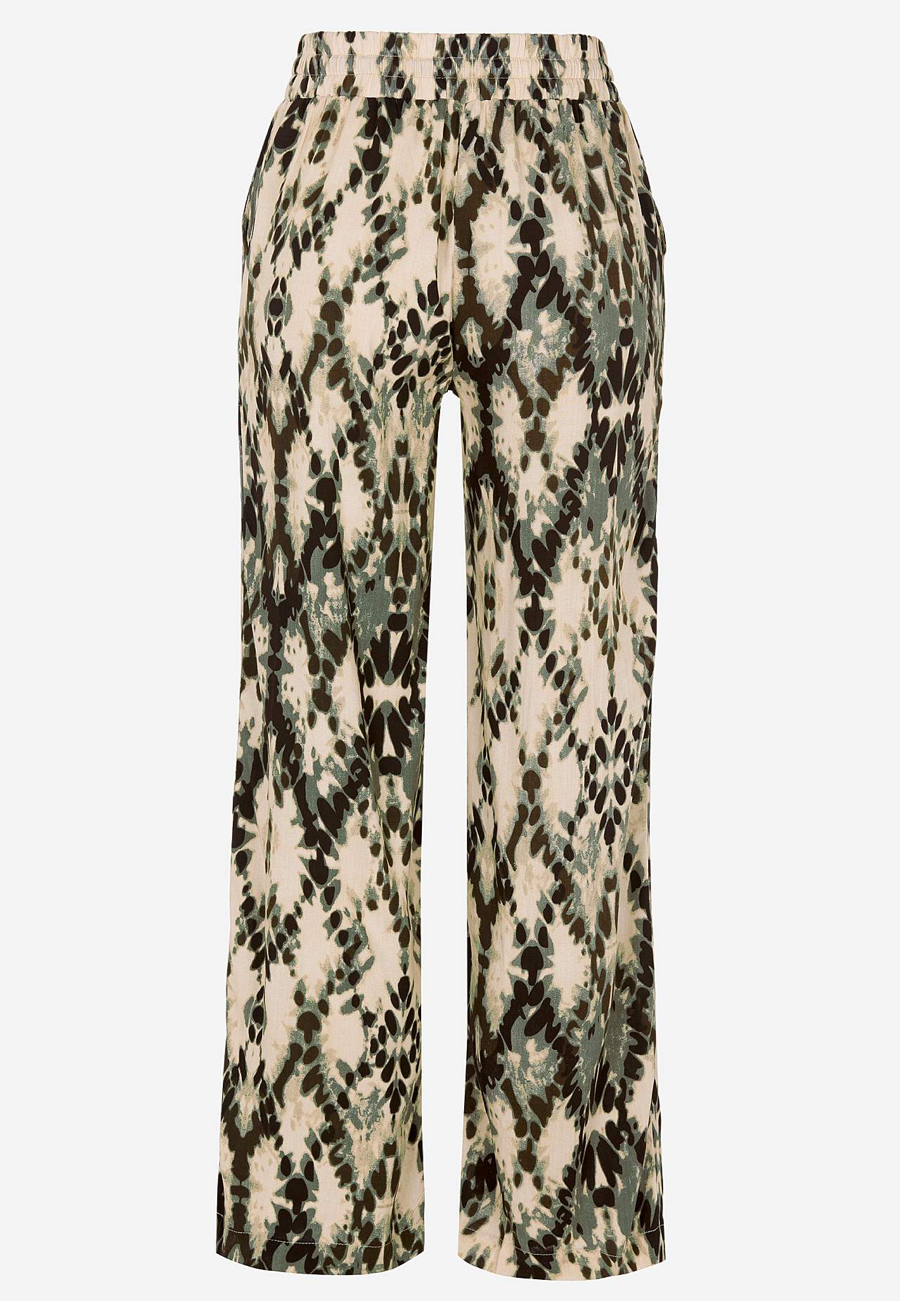 Vævede, mønstrede bukser