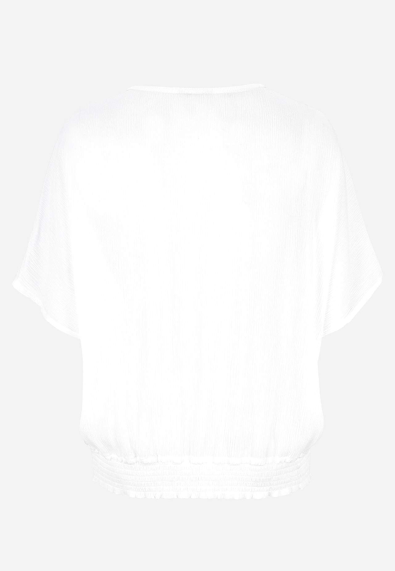 Bluse i viskosecrepe