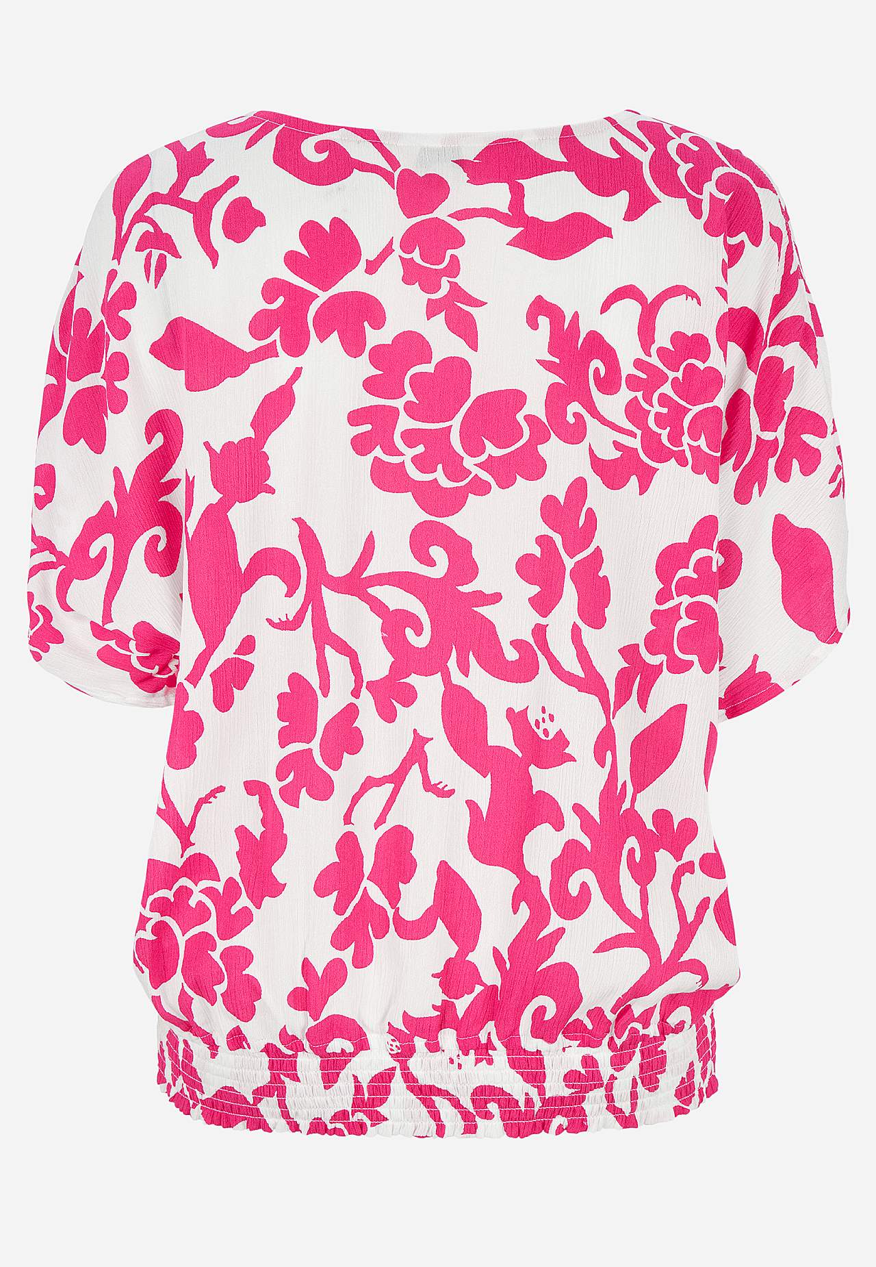 Bluse i viskosecrepe