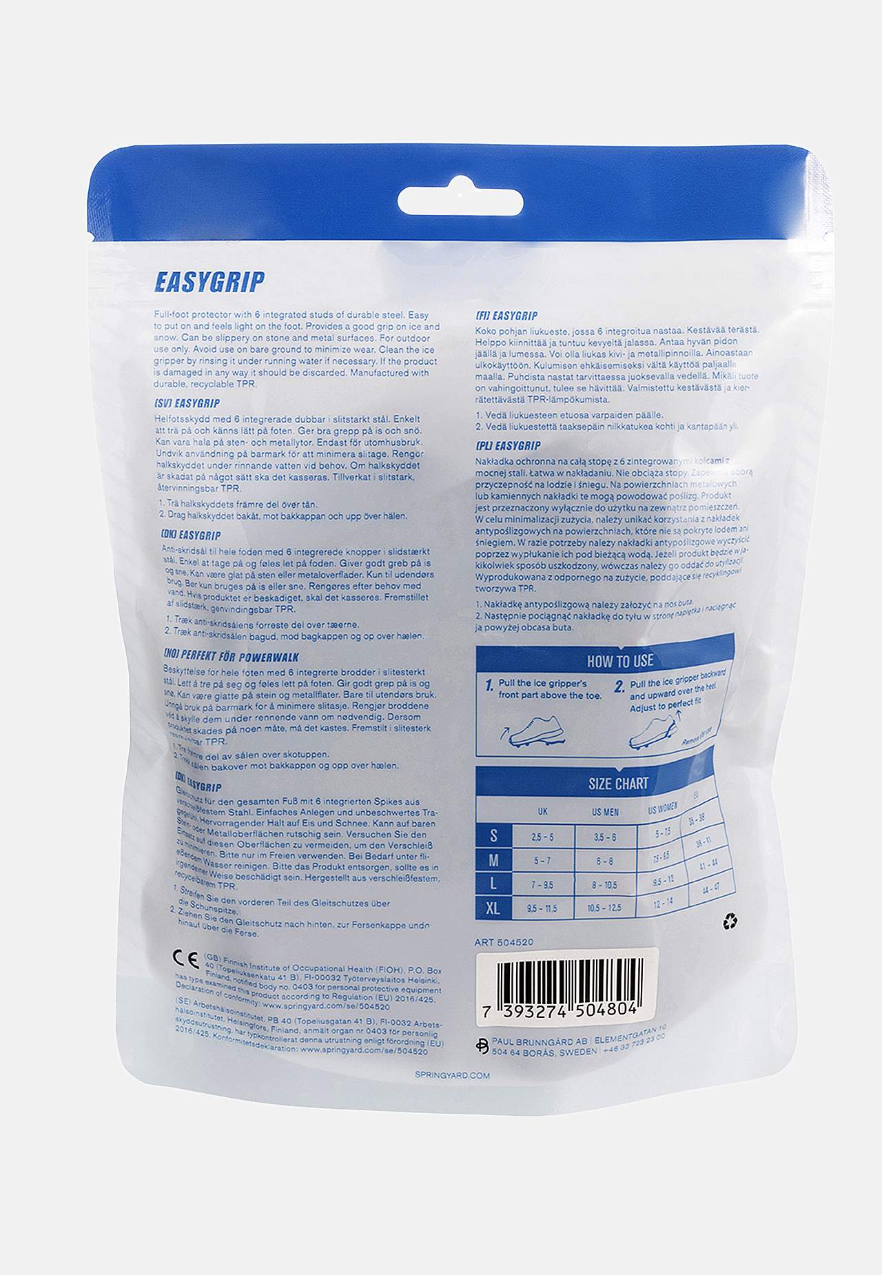 Isgriberedskaber Easygrip Walksafe