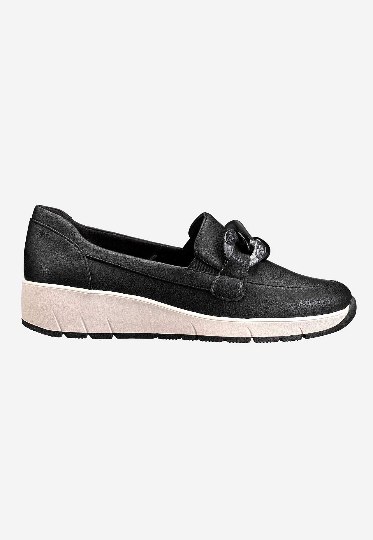 Loafer med spænde