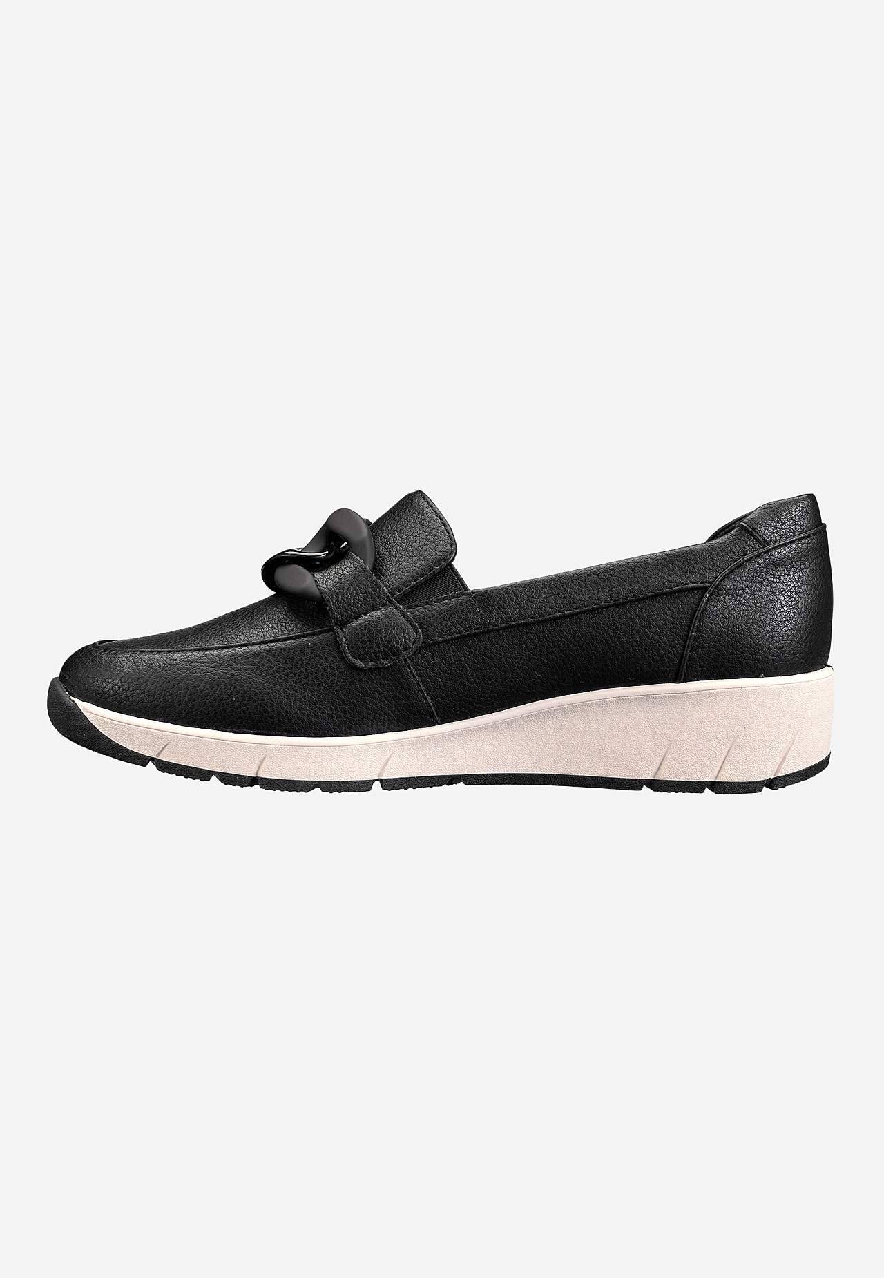 Loafer med spænde