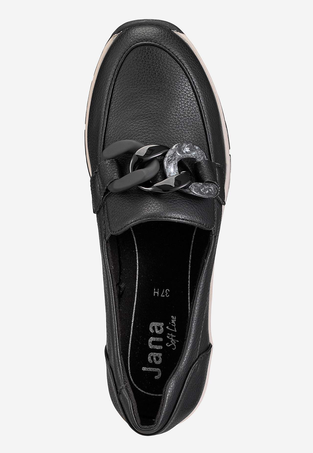 Loafer med spænde