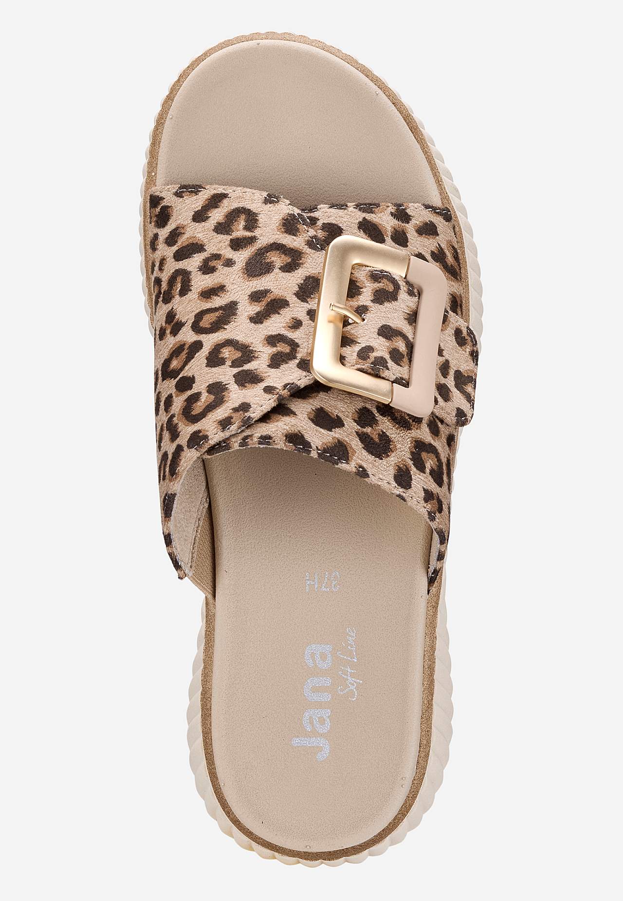Leopard sandal