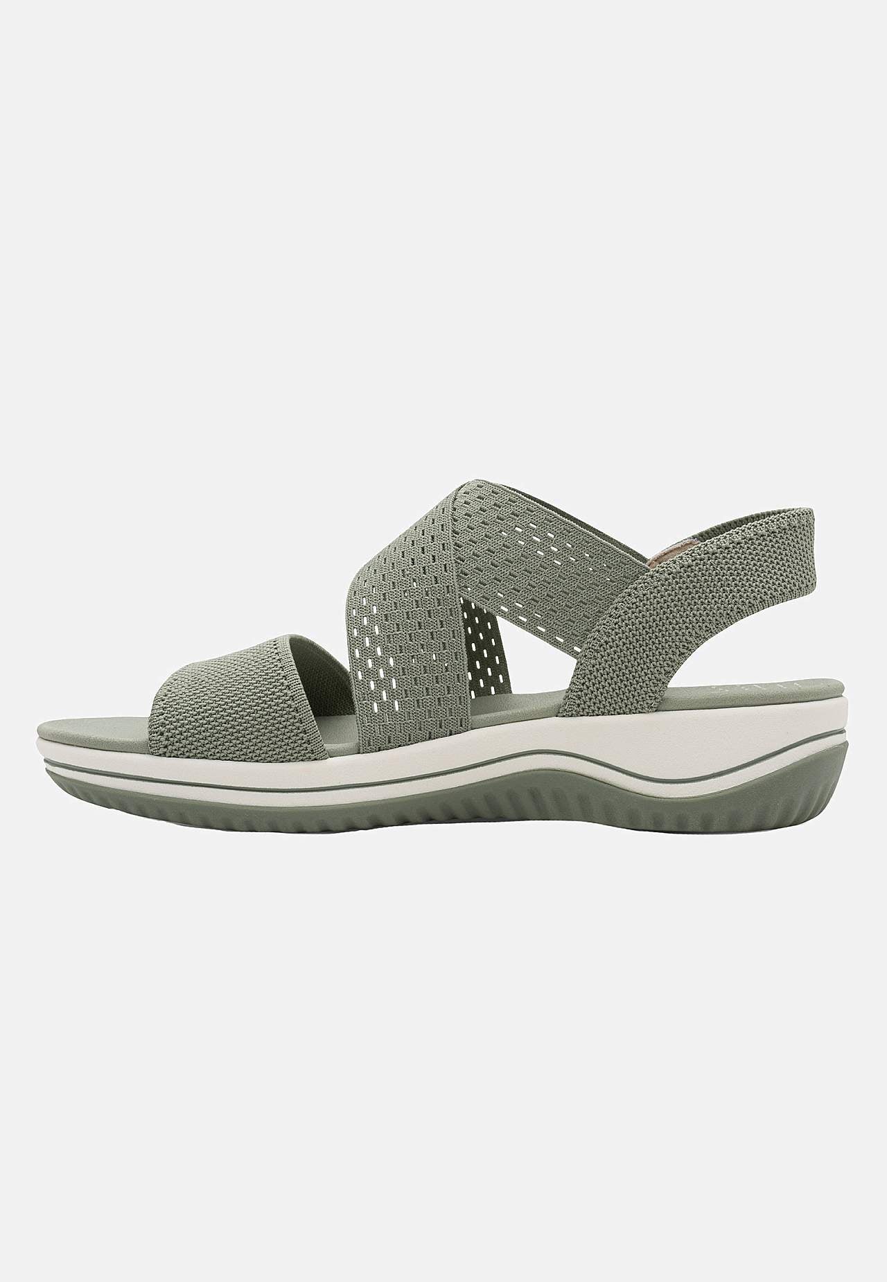 Sandal med elastikremme