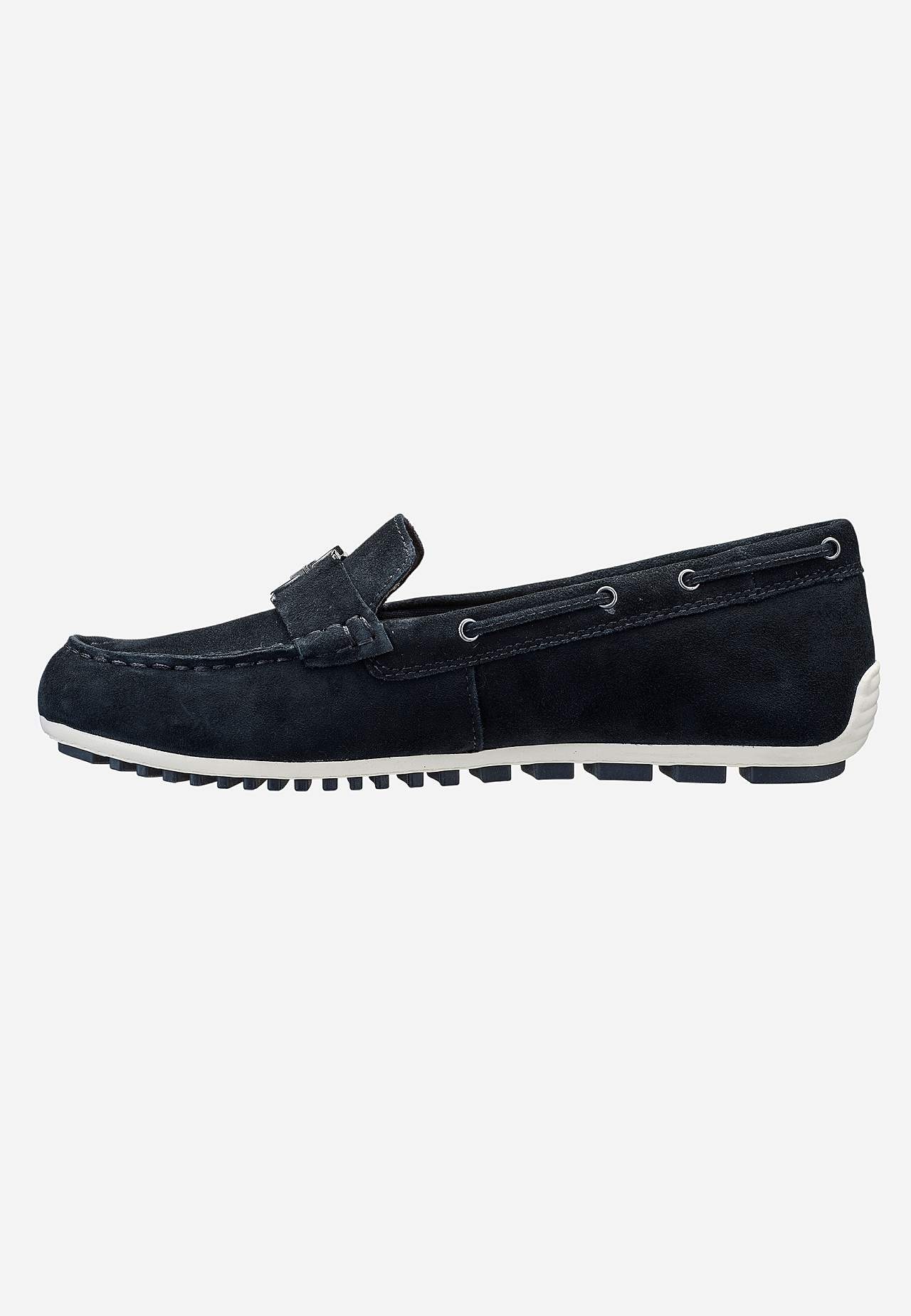 Komfortable ruskindsloafers