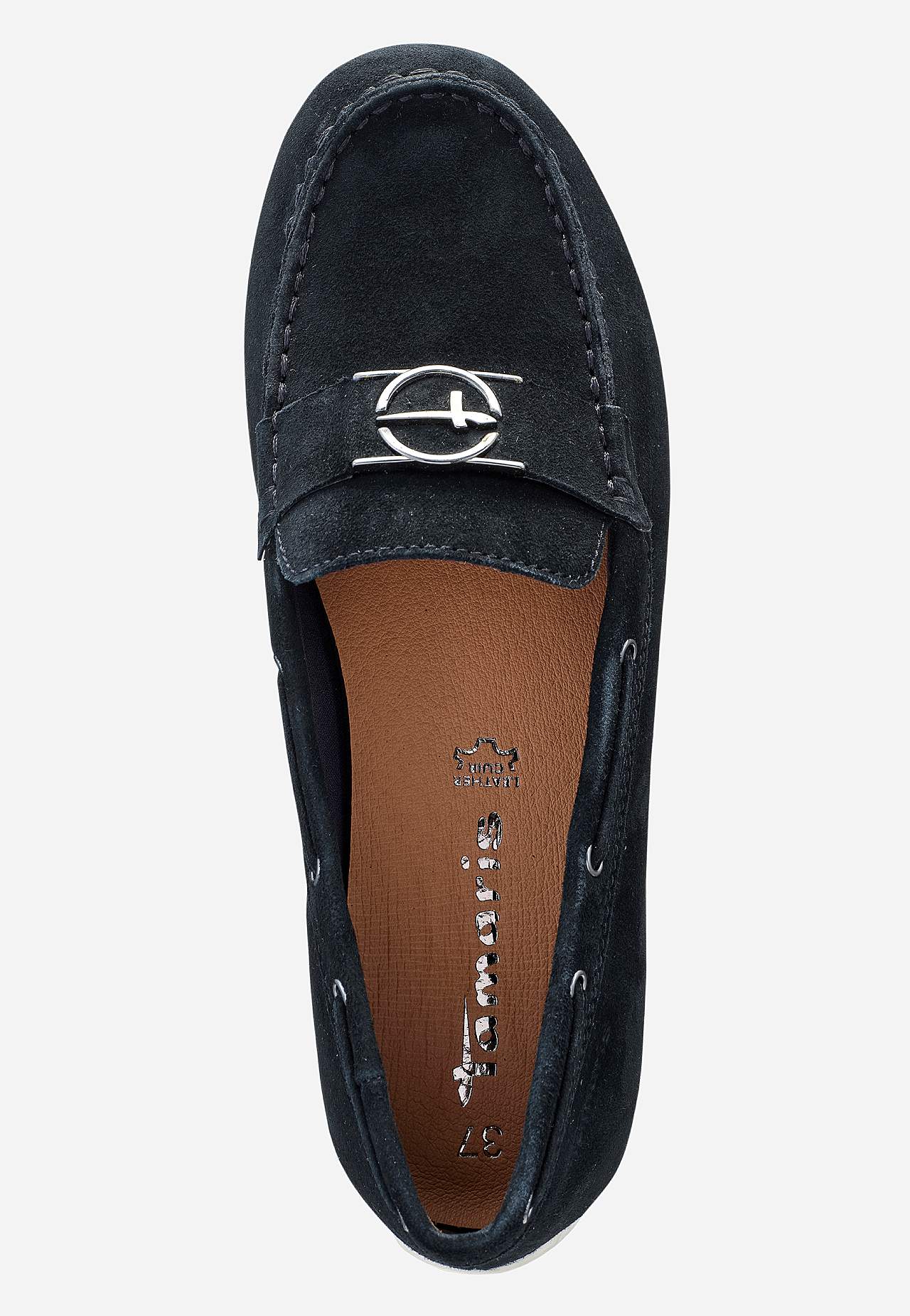 Komfortable ruskindsloafers