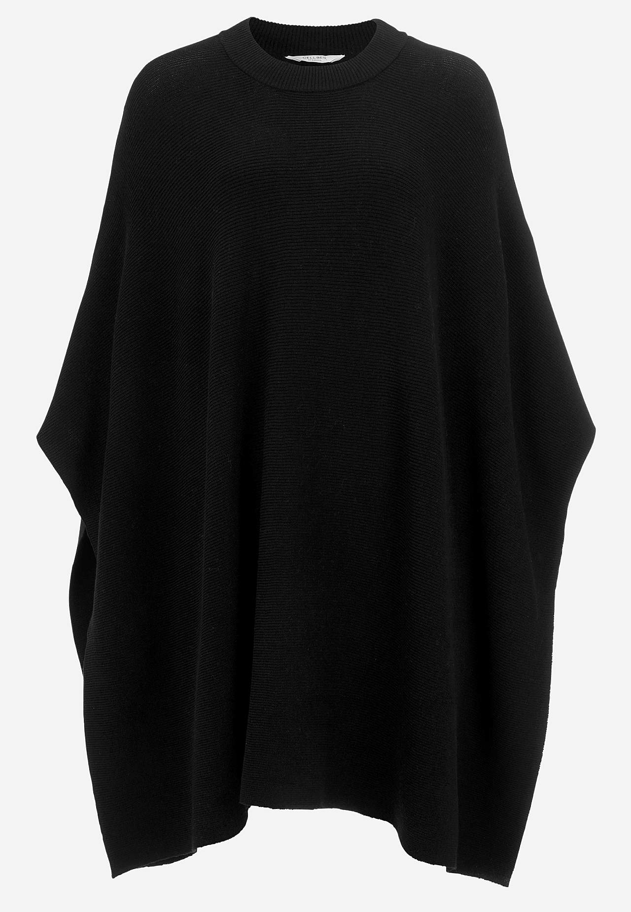 Fintstrikket poncho