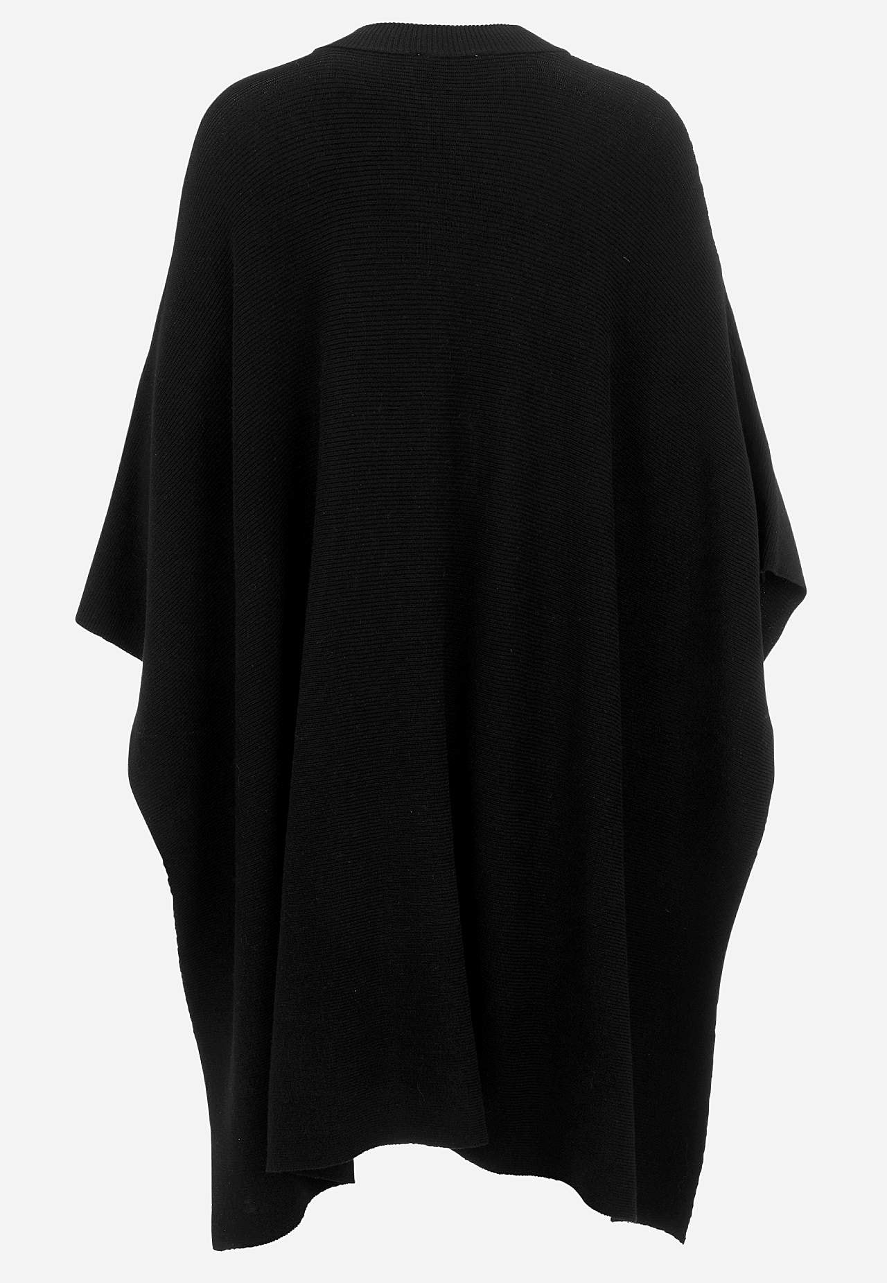 Fintstrikket poncho